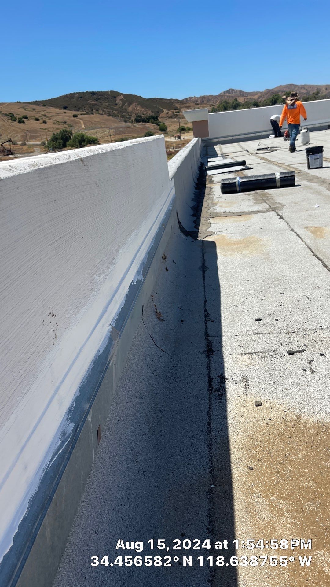 Project in Valencia by Shark Commercial Roofing Systems