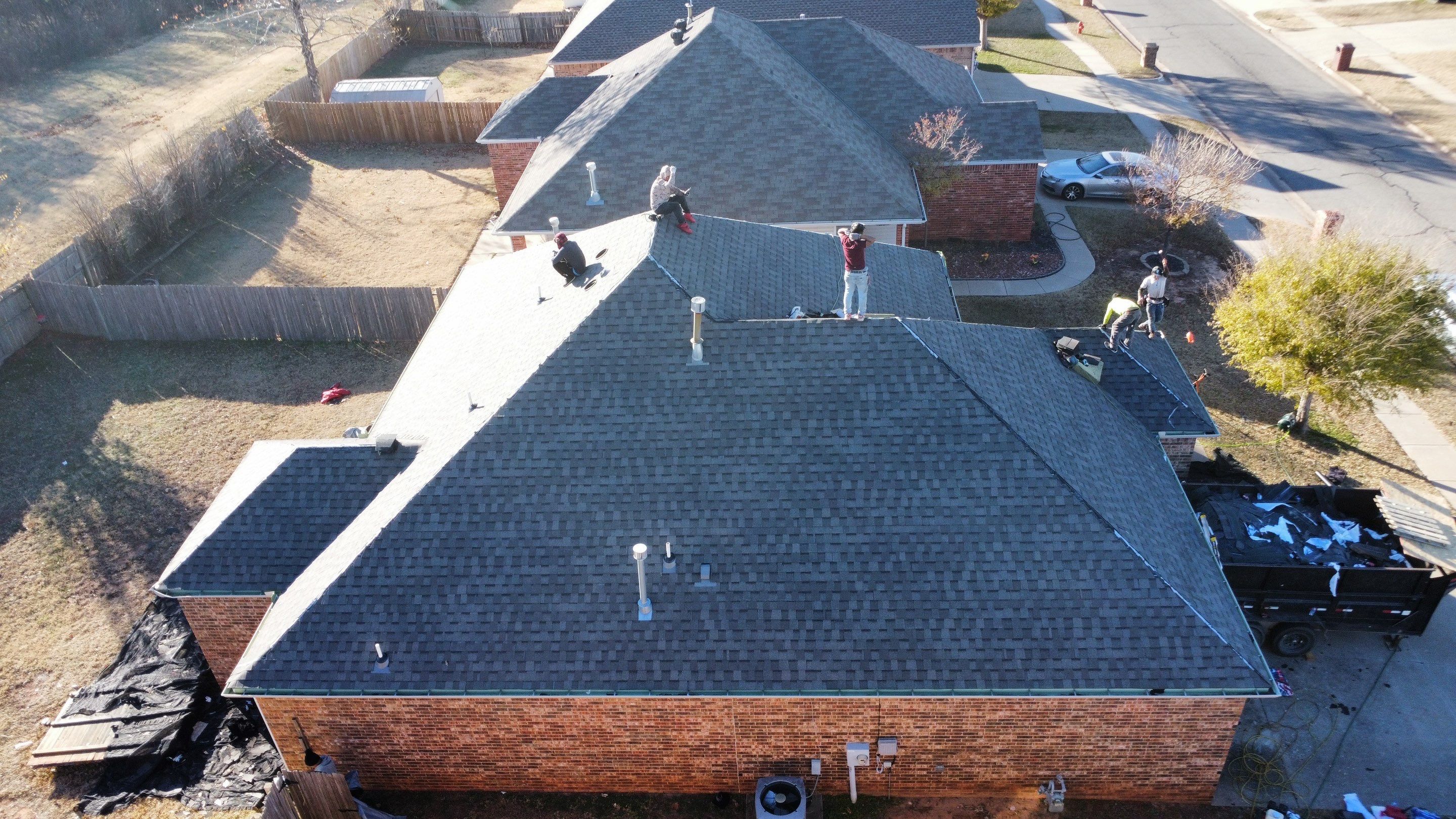 Install of Roofing system after tornado in oklahoma city! by Icon Roofing And Construction