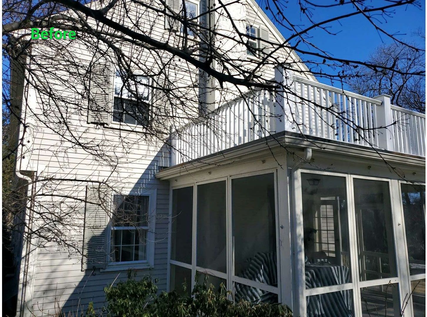 Wood Clapboards and vinyl Slate roof with new Pella windows in Wellesley. by UBrothers Construction