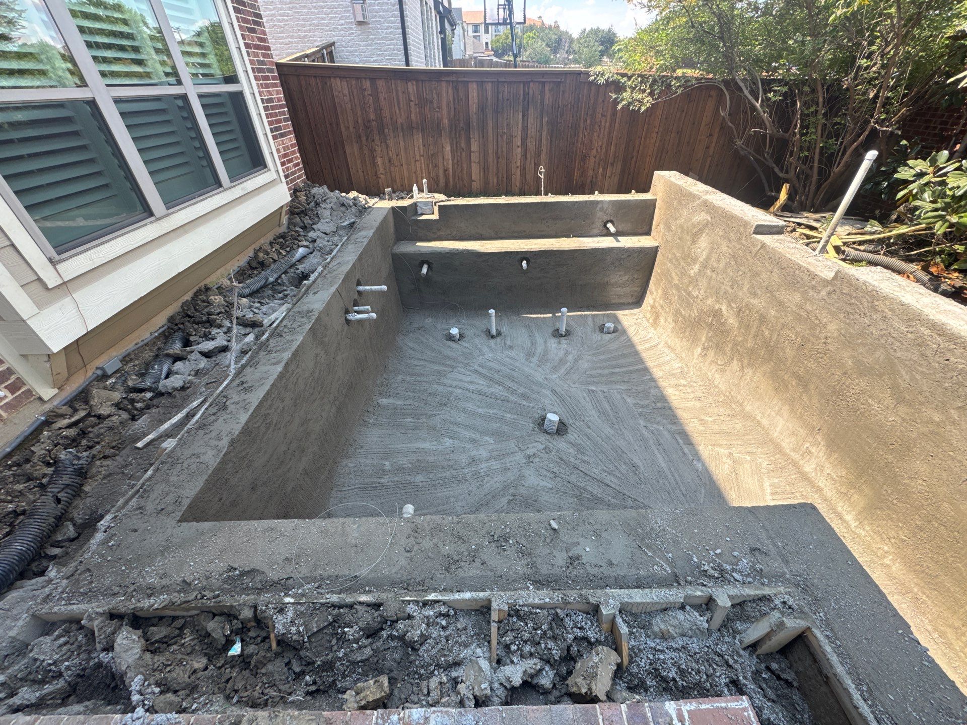 Pool with Paver Patio by Pinnacle Pools and Spas - DFW