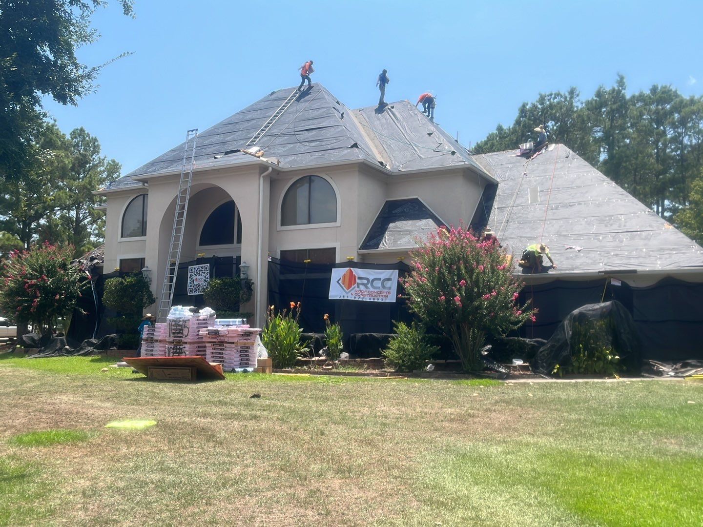 Residential Roofing Installation using Owen's Corning by Roof Concepts Construction