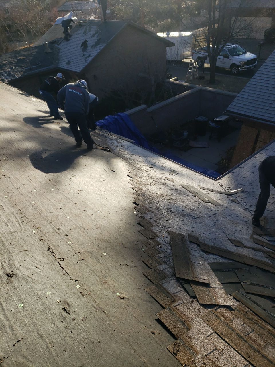 Storm Damaged Roof using GAF Timberline HDZ - Lifetime Shingle by The Roof Doctor