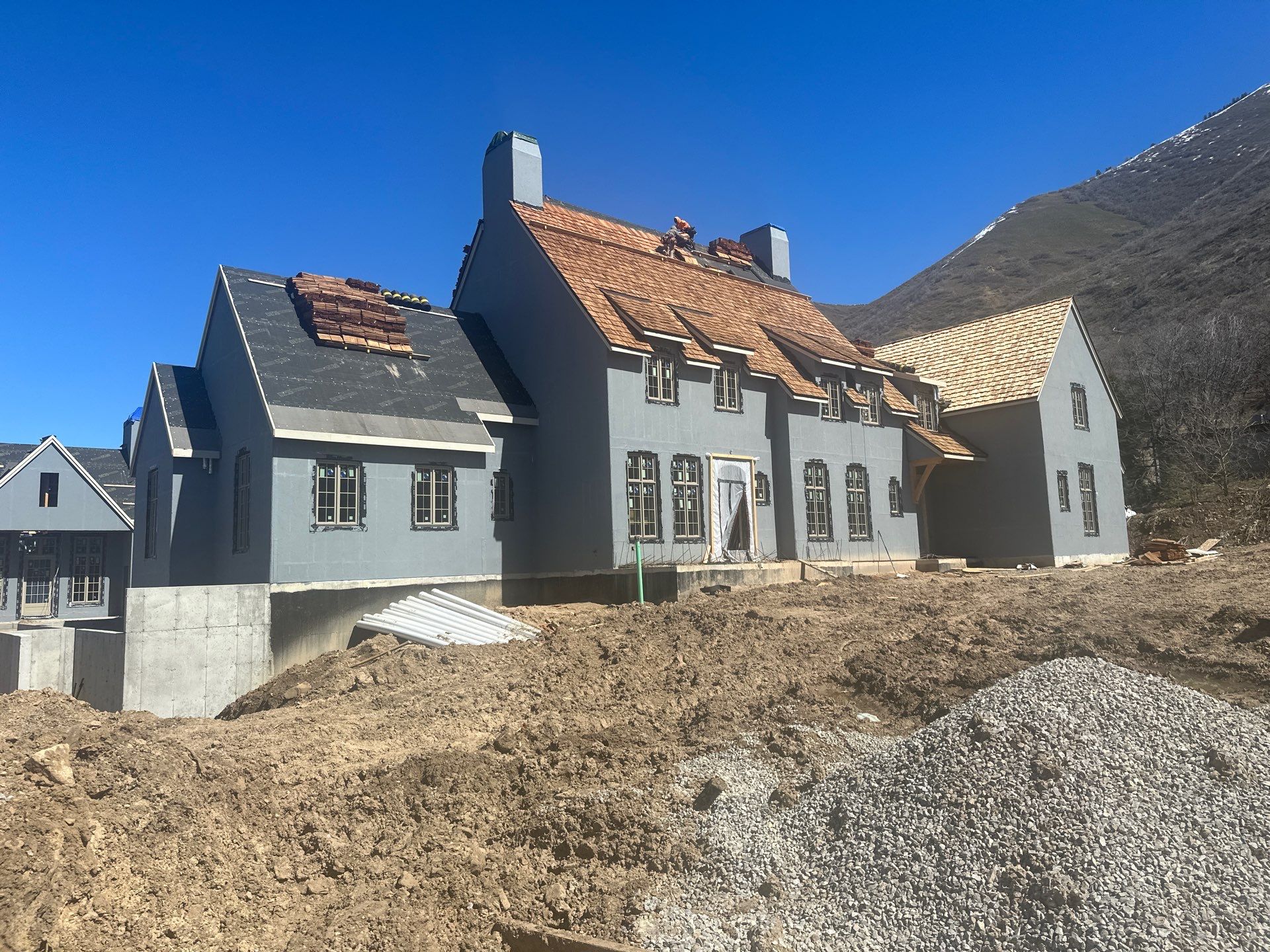 Project in Mapleton by Master Rain Gutters.