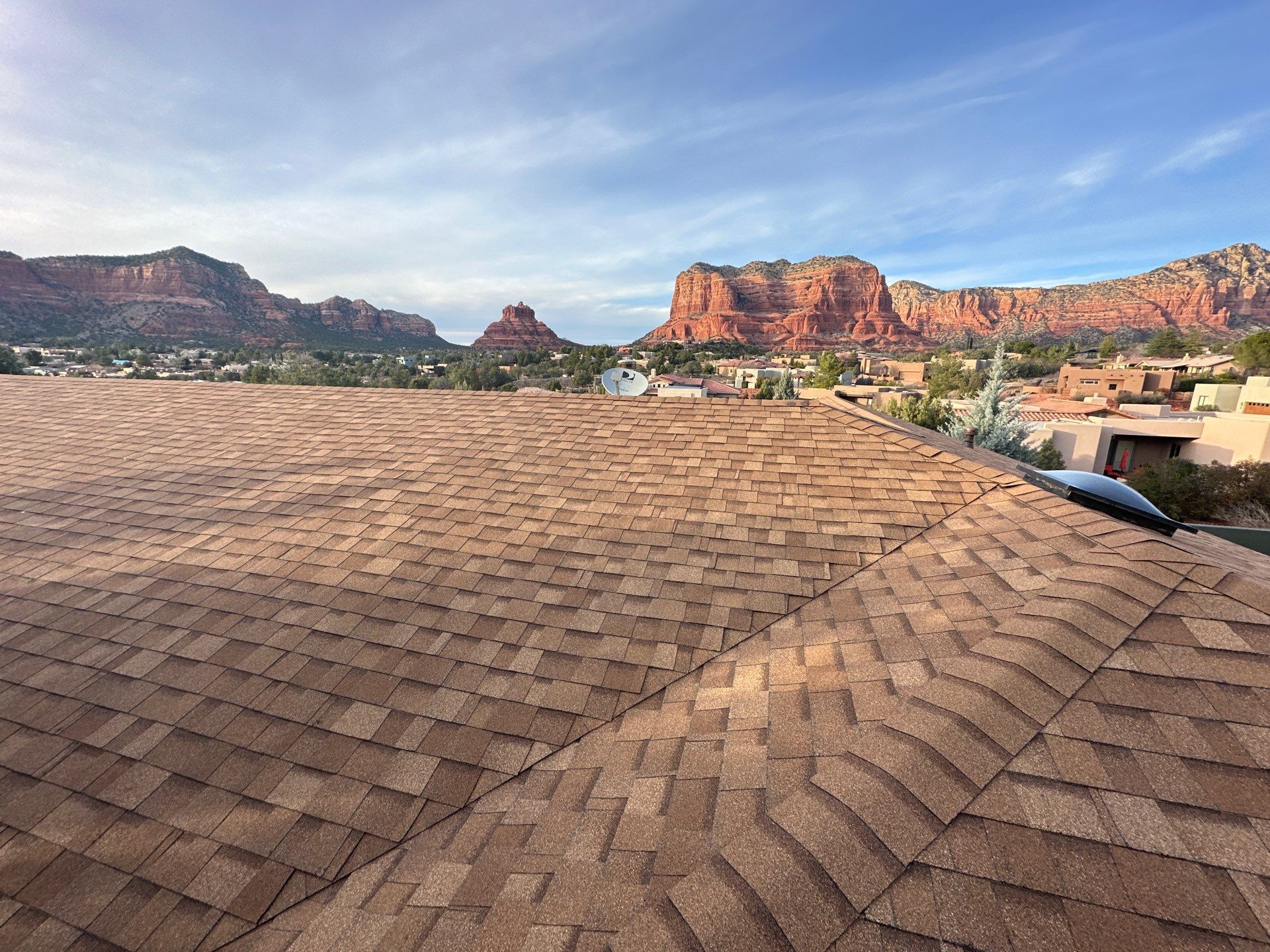 Desert Tan Shingles by Reimagine Roofing