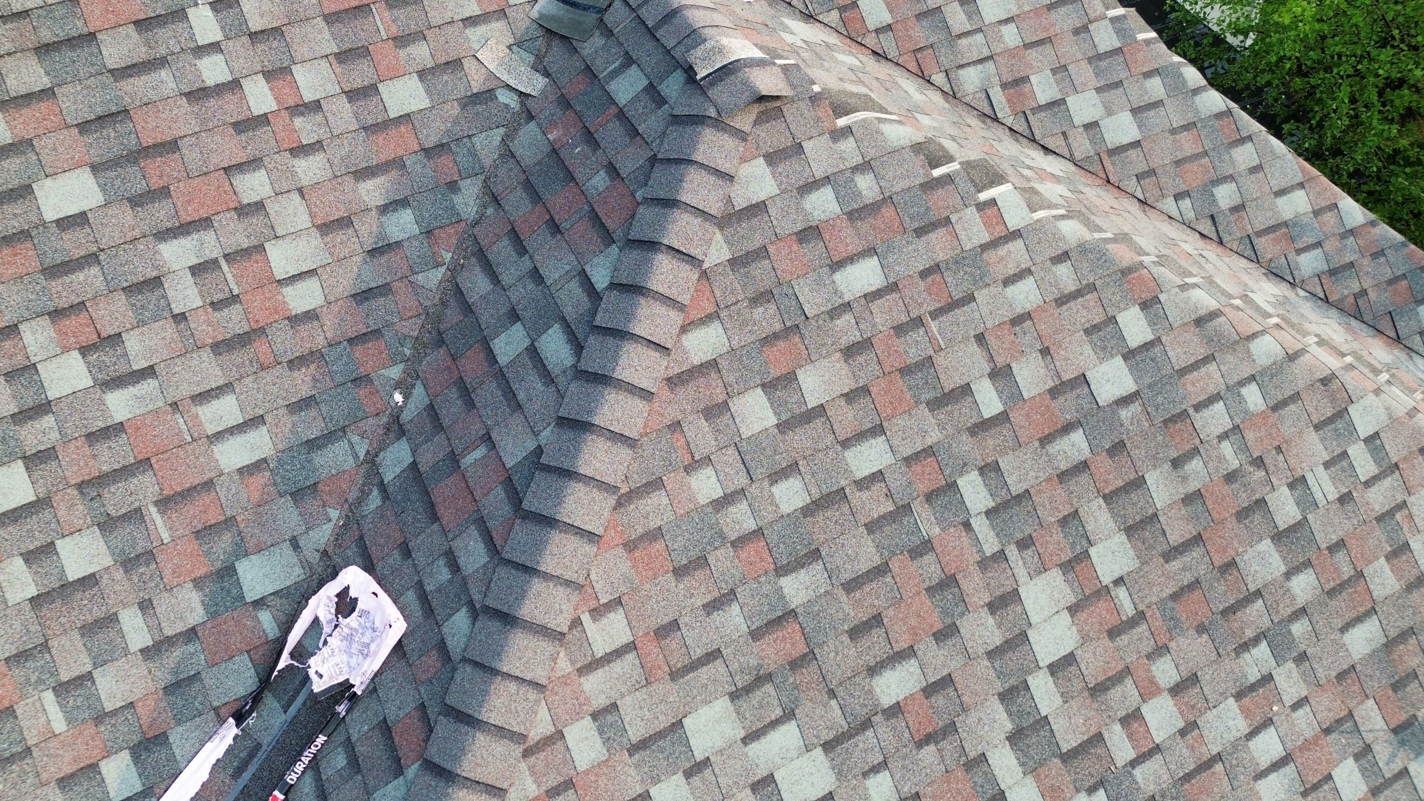 Residential Roofing Installation using Duration Series Shingles - Colonial Slate by RoofX 