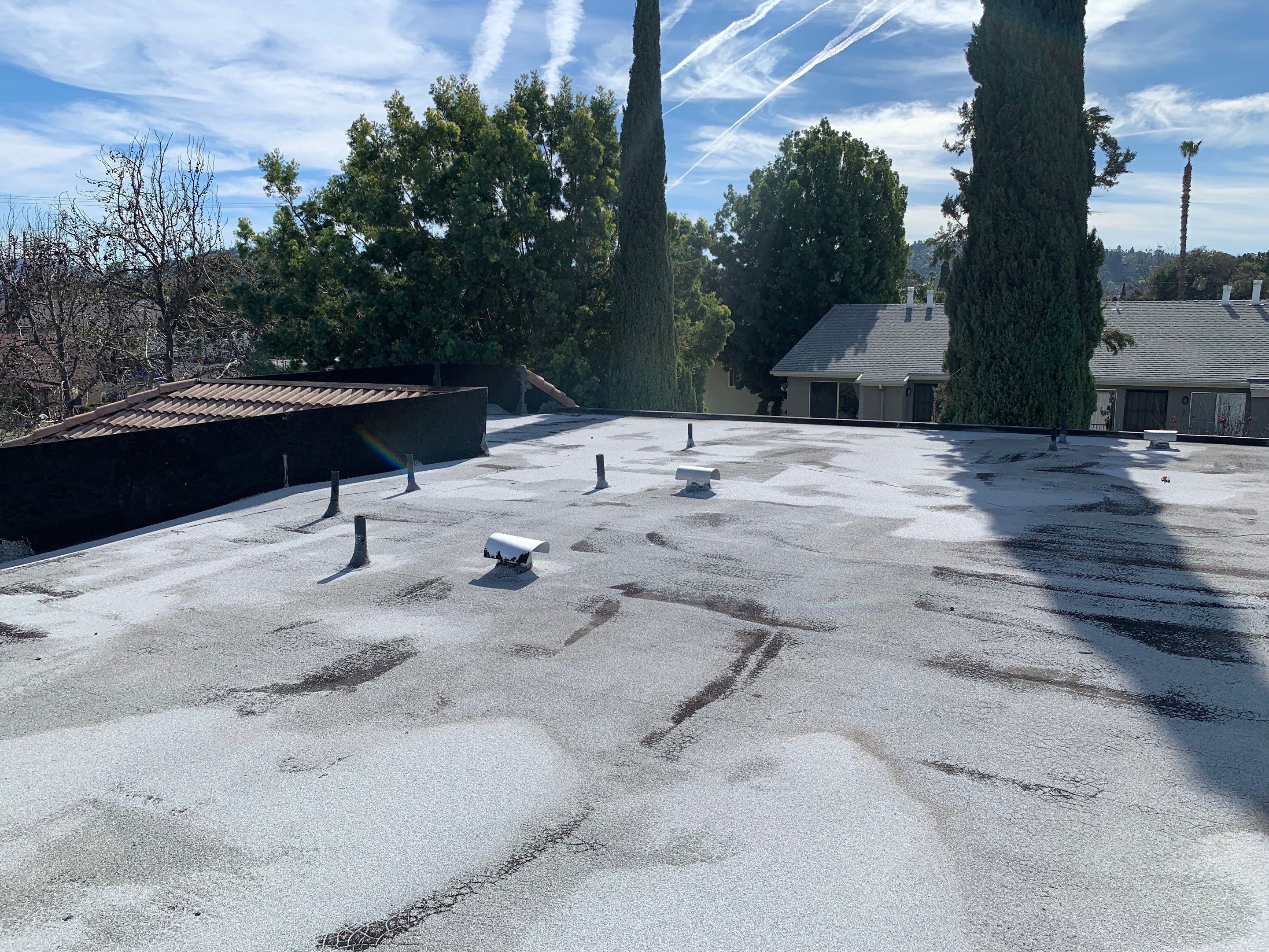 El Cajon Apartment Two-Ply Torch Down Roof Replacement by Zenith Roofing Services