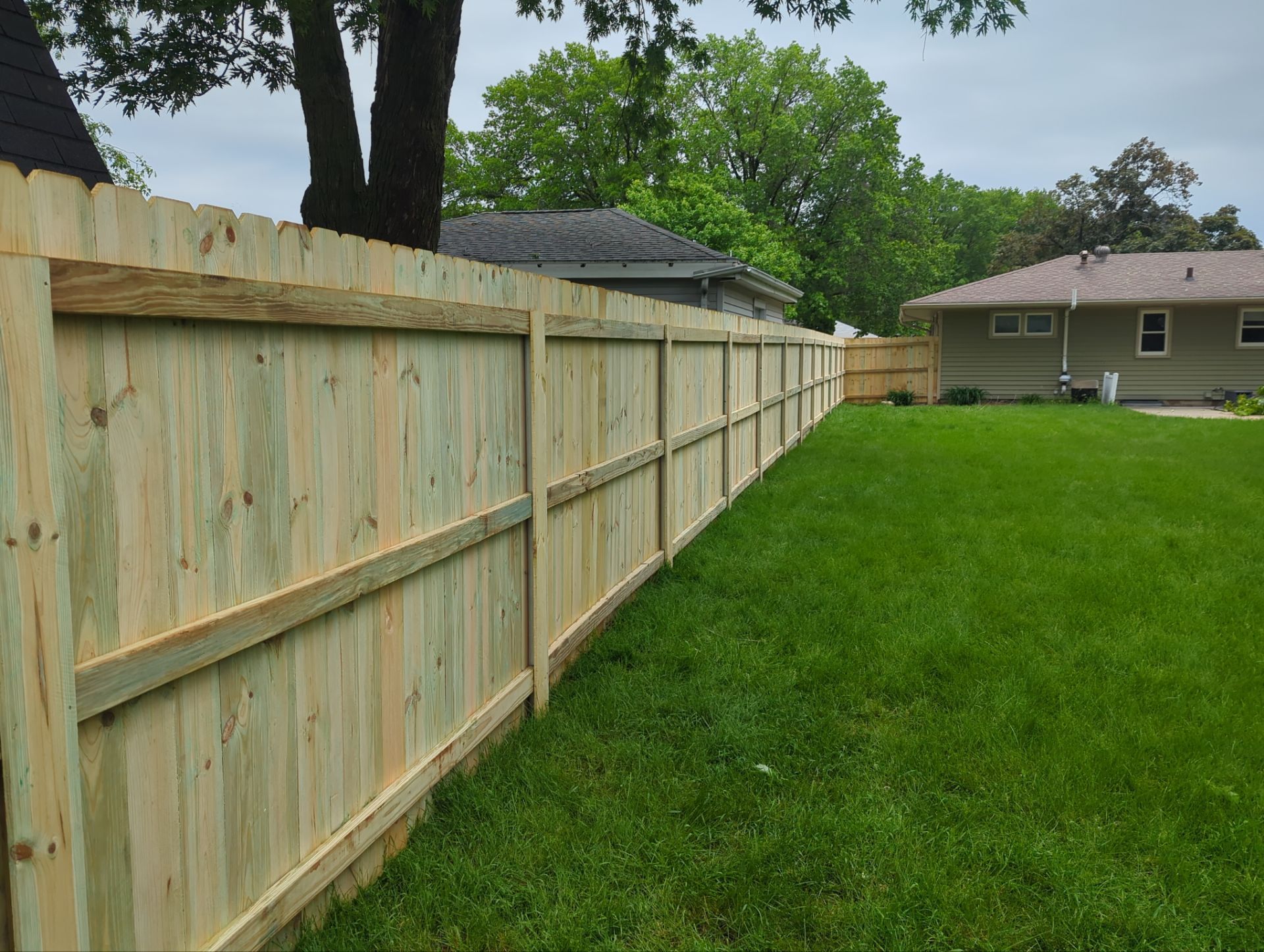 Project in Cedar Falls by Perfect Picket Fence and Stain