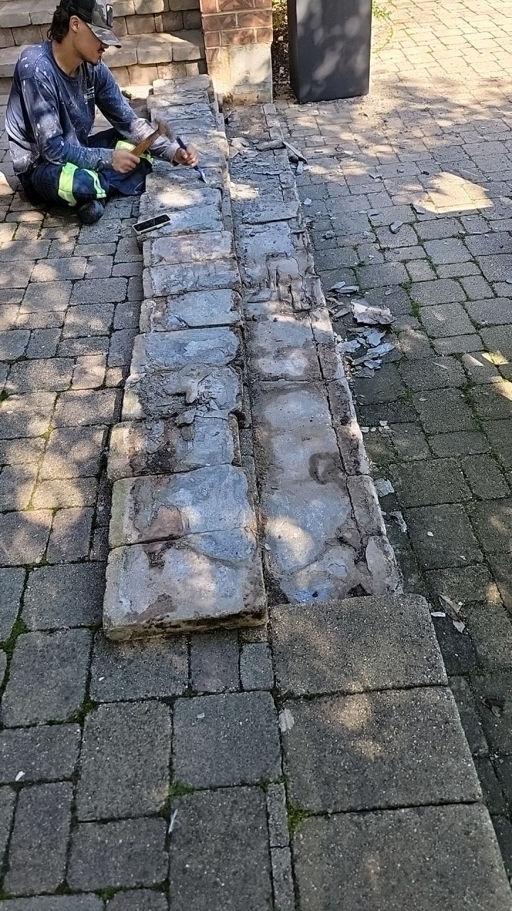 Brick paver clean, sand and seal.  using Surebond SB-1300 by Northern Power Washing LLC.