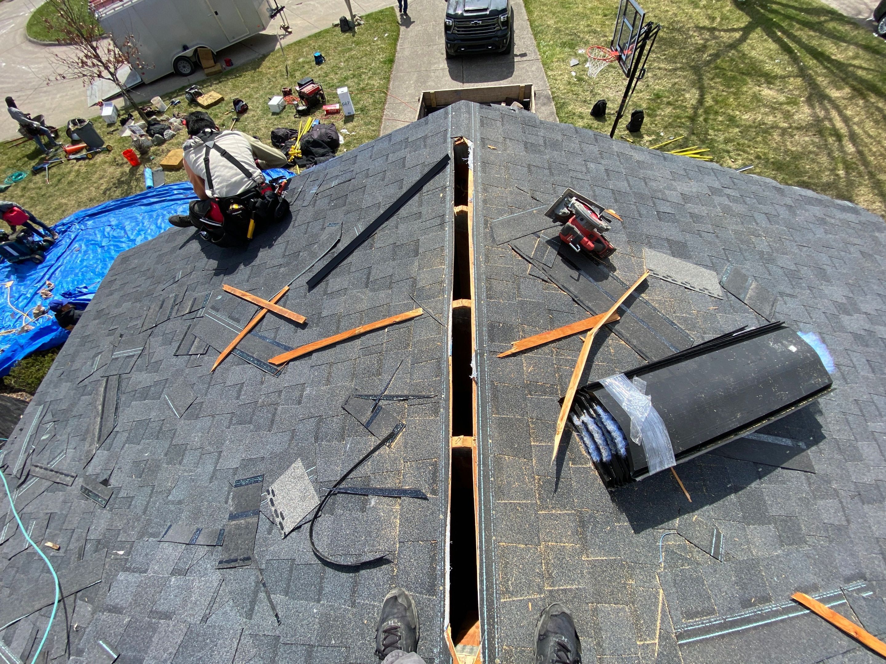Roof Replacement using CertainTeed Landmark by 180 Contractors
