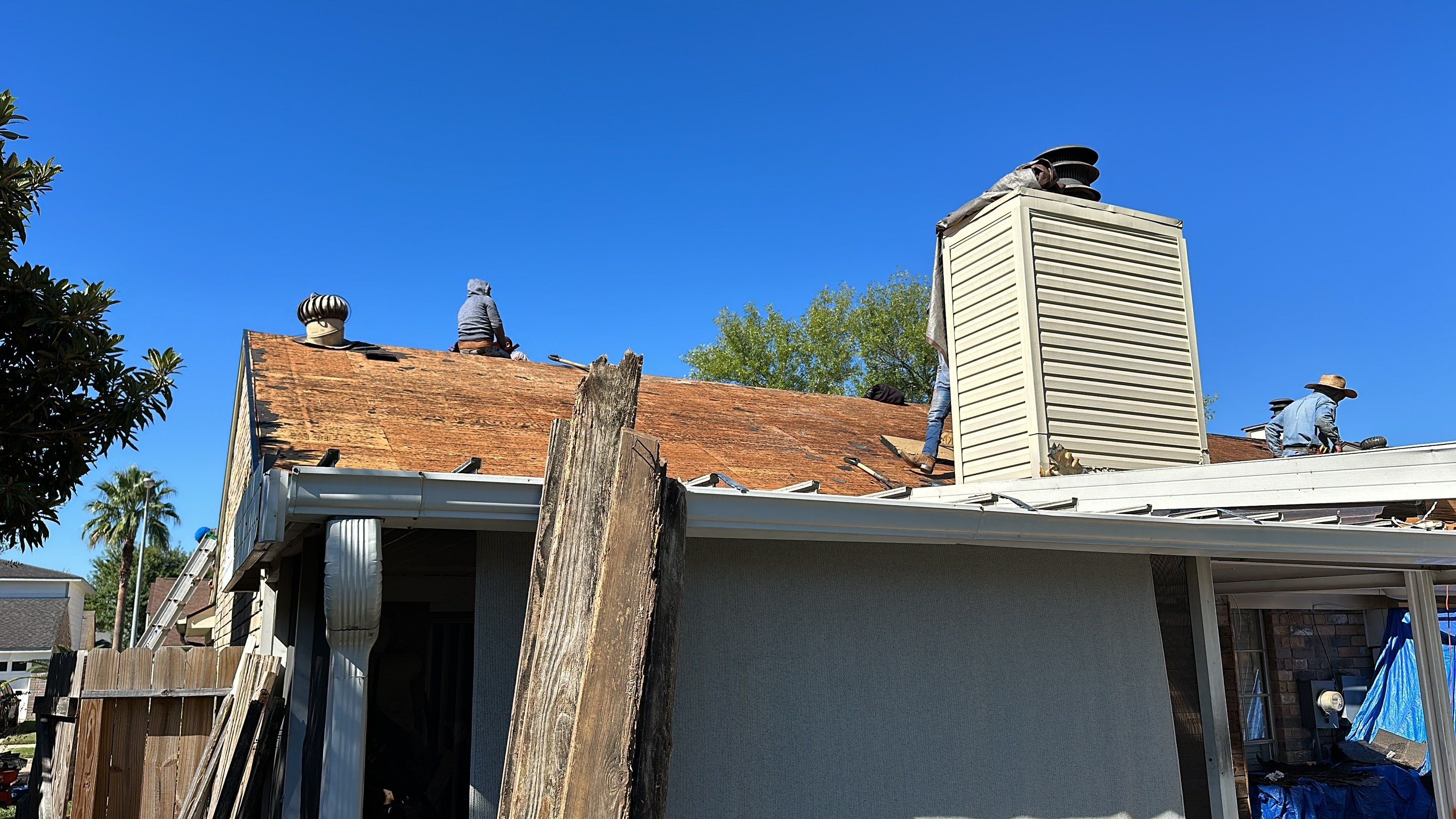 Tan Architectural Shingle Roof Replacement — Houston, TX by PL Roofing & SB Roofing, LLC.