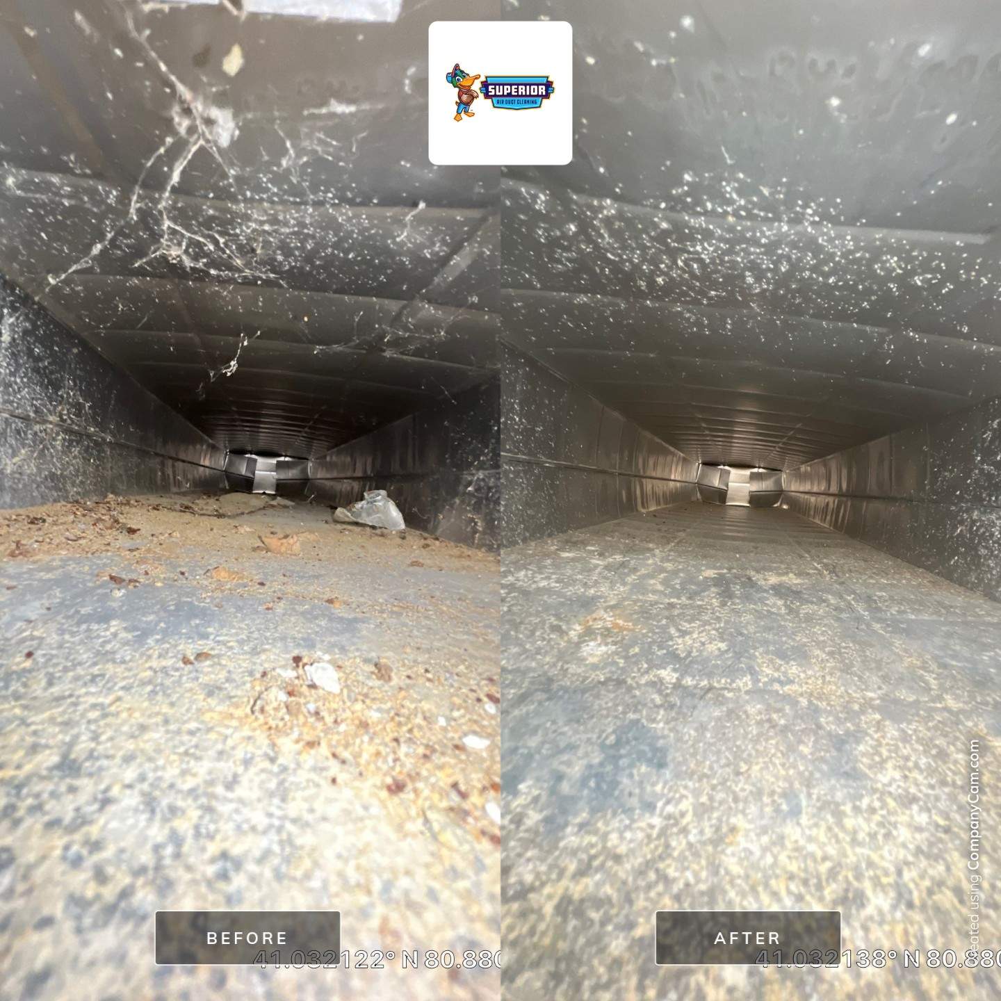 Air Duct Cleaning With a Vacuum Truck in North Jackson, OH by Superior Air Duct Cleaning