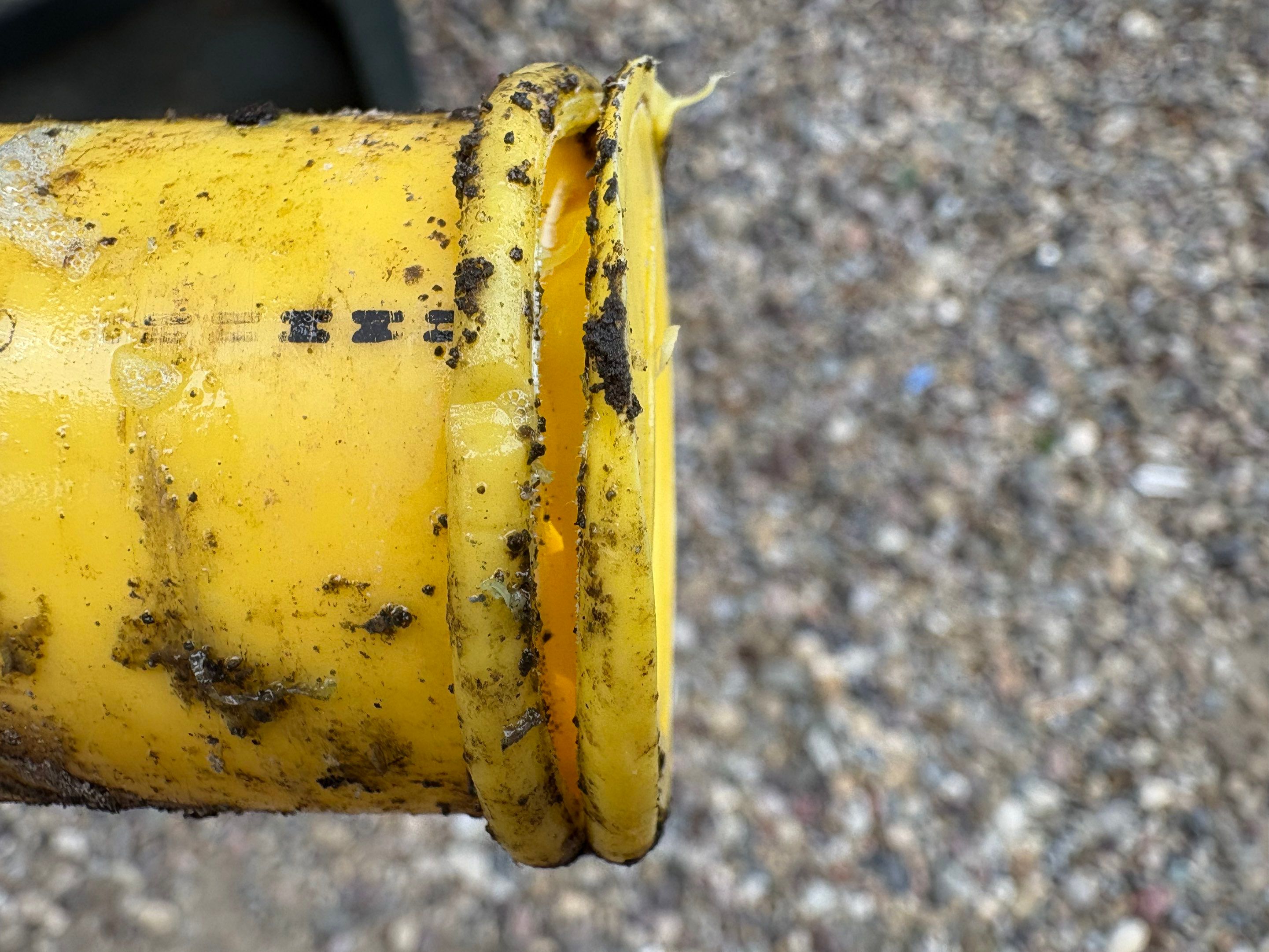 Bad Gas Line installation Leak by Professional Plumbing Inc