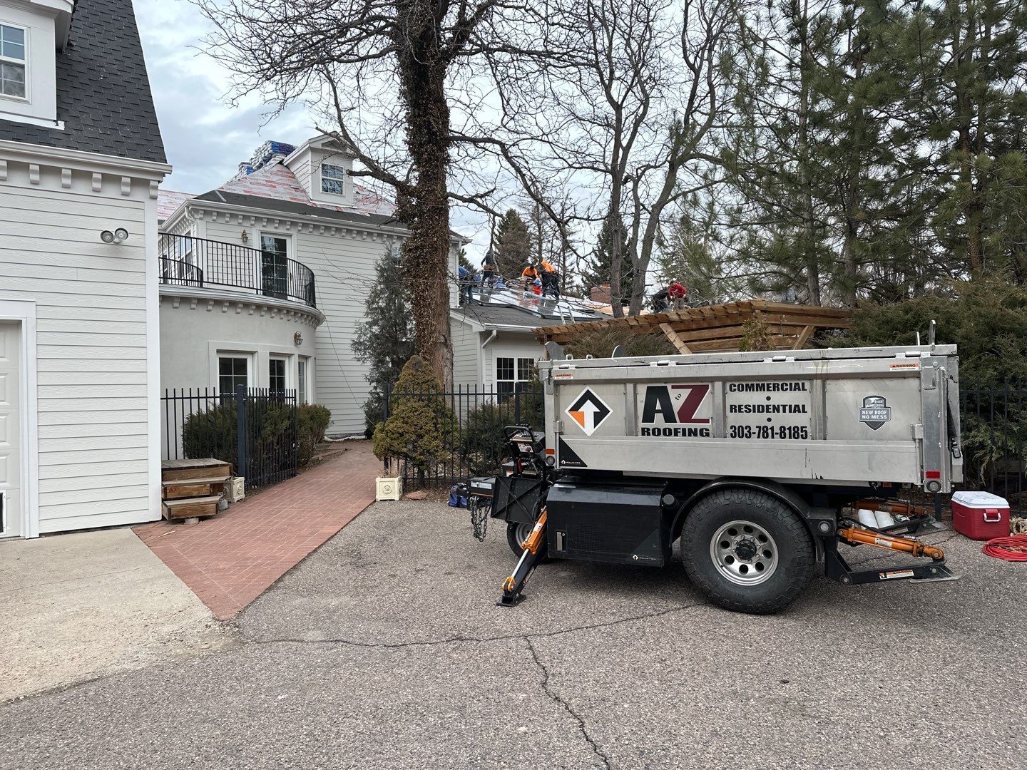 Residential Roofing Installation using CertainTeed Presidential TL - Charcoal Black by A to Z Roofing