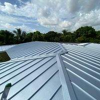 24ga 1.5" Mechanical Seam Mill Finish by Total Roofing System The Metal Roof Experts