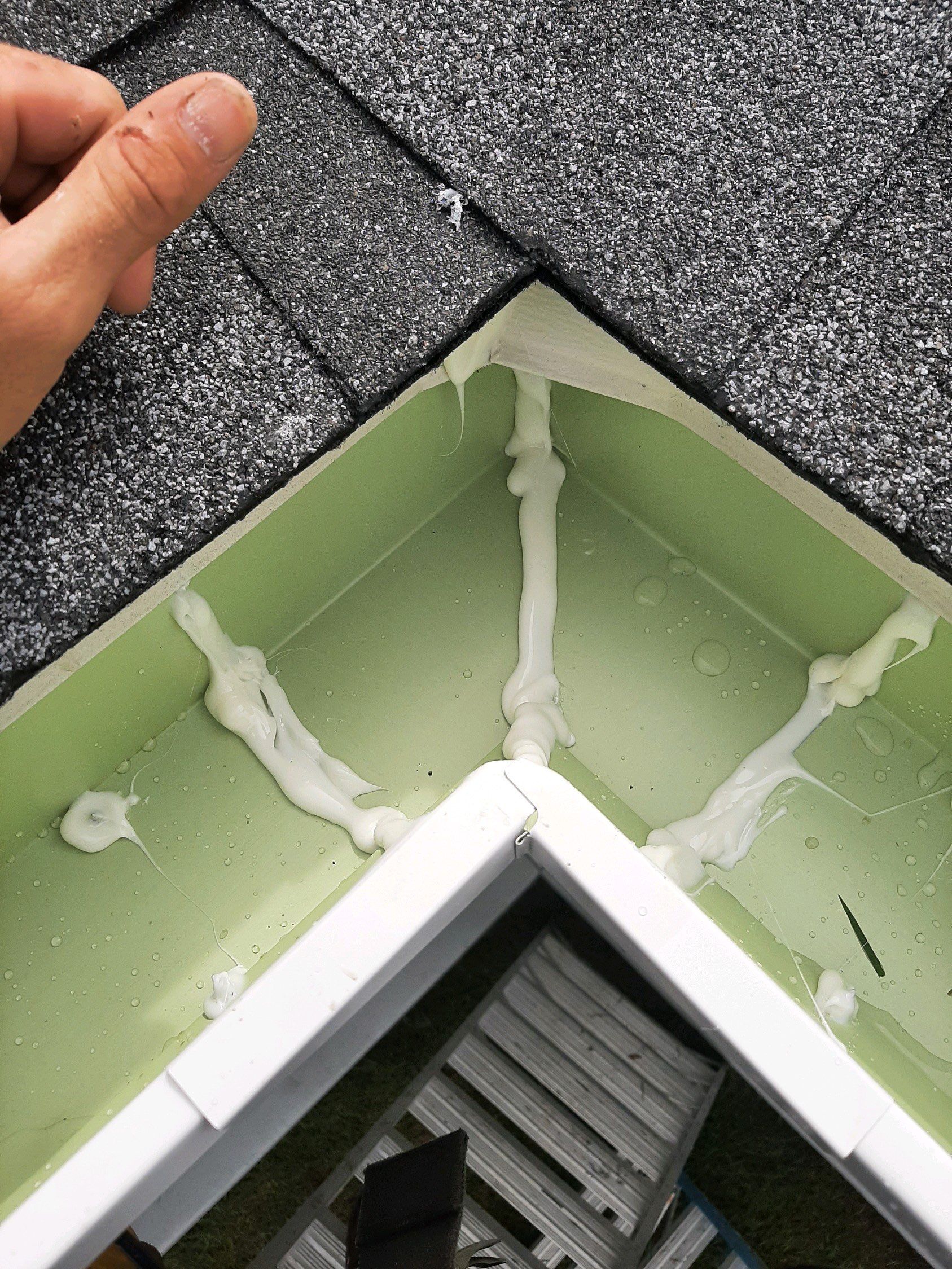 Seamless Gutter Installation using White K-Style Gutters by Gutter Professors