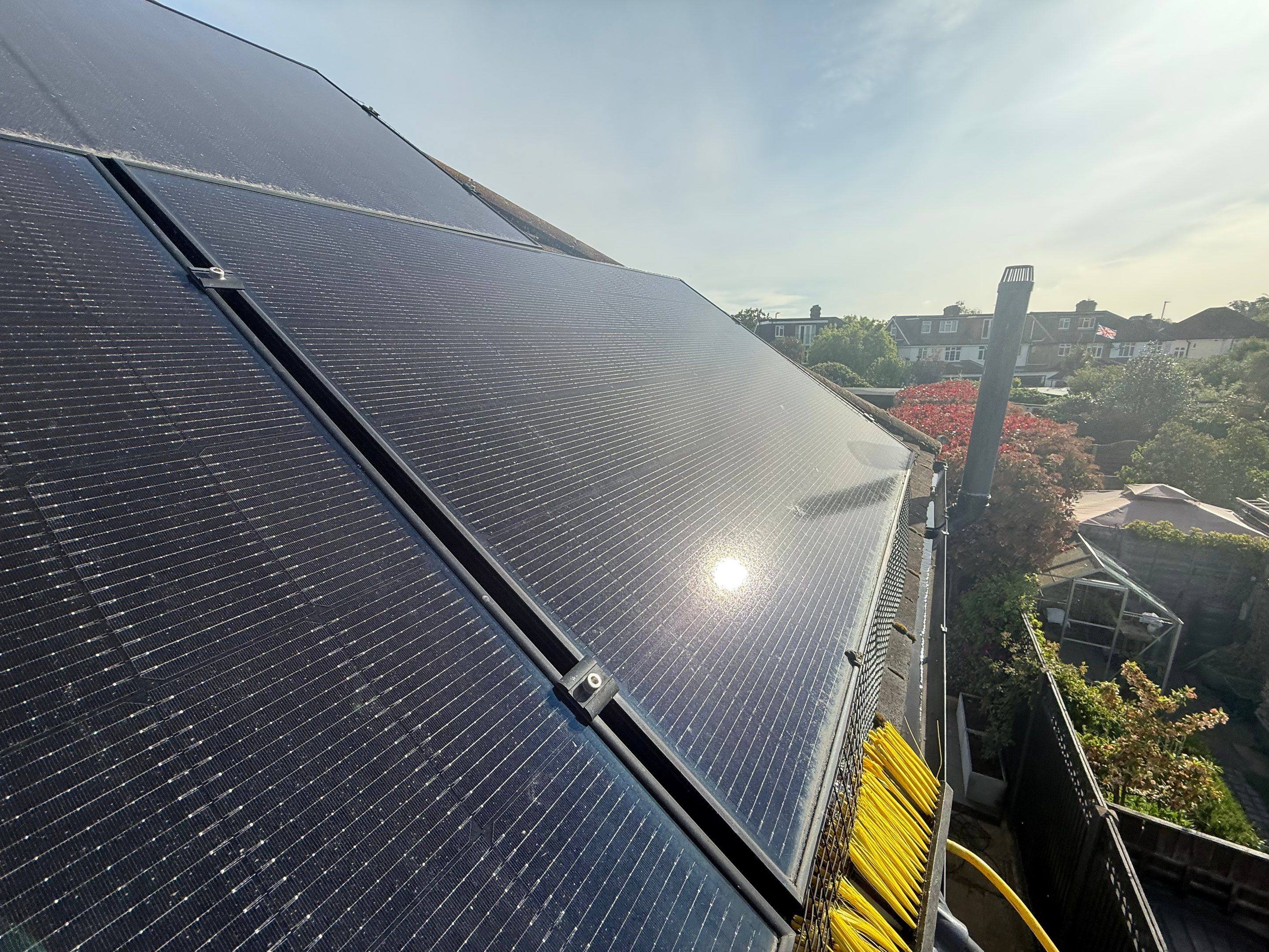 Solar Panel Cleaning Chessington by Ges Exterior Cleaning ltd