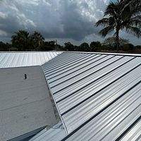 24ga 1.5" Mechanical Seam Mill Finish by Total Roofing System The Metal Roof Experts