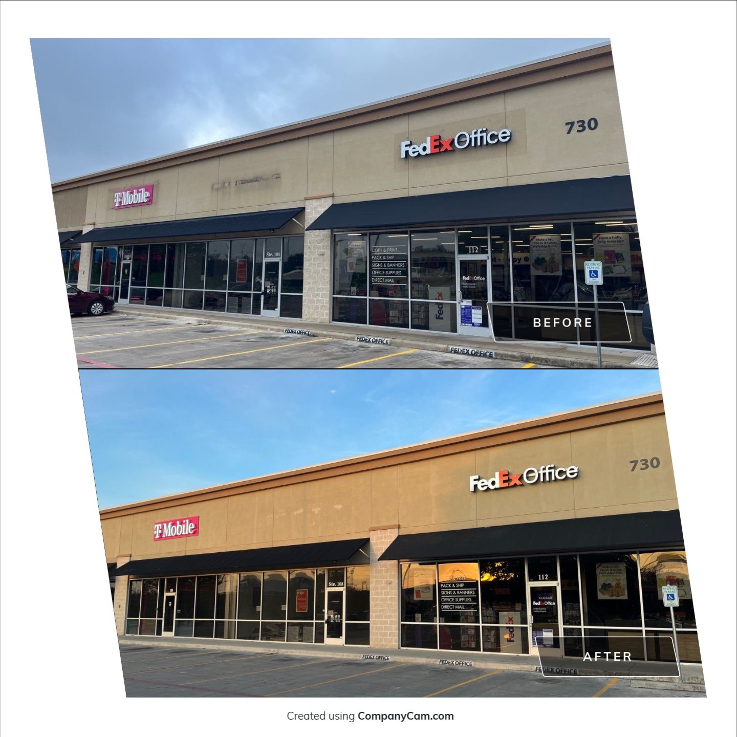Storefront Revival: Transforming Business Exteriors with a New Coat of Brilliance by 360 Painting Central Texas 