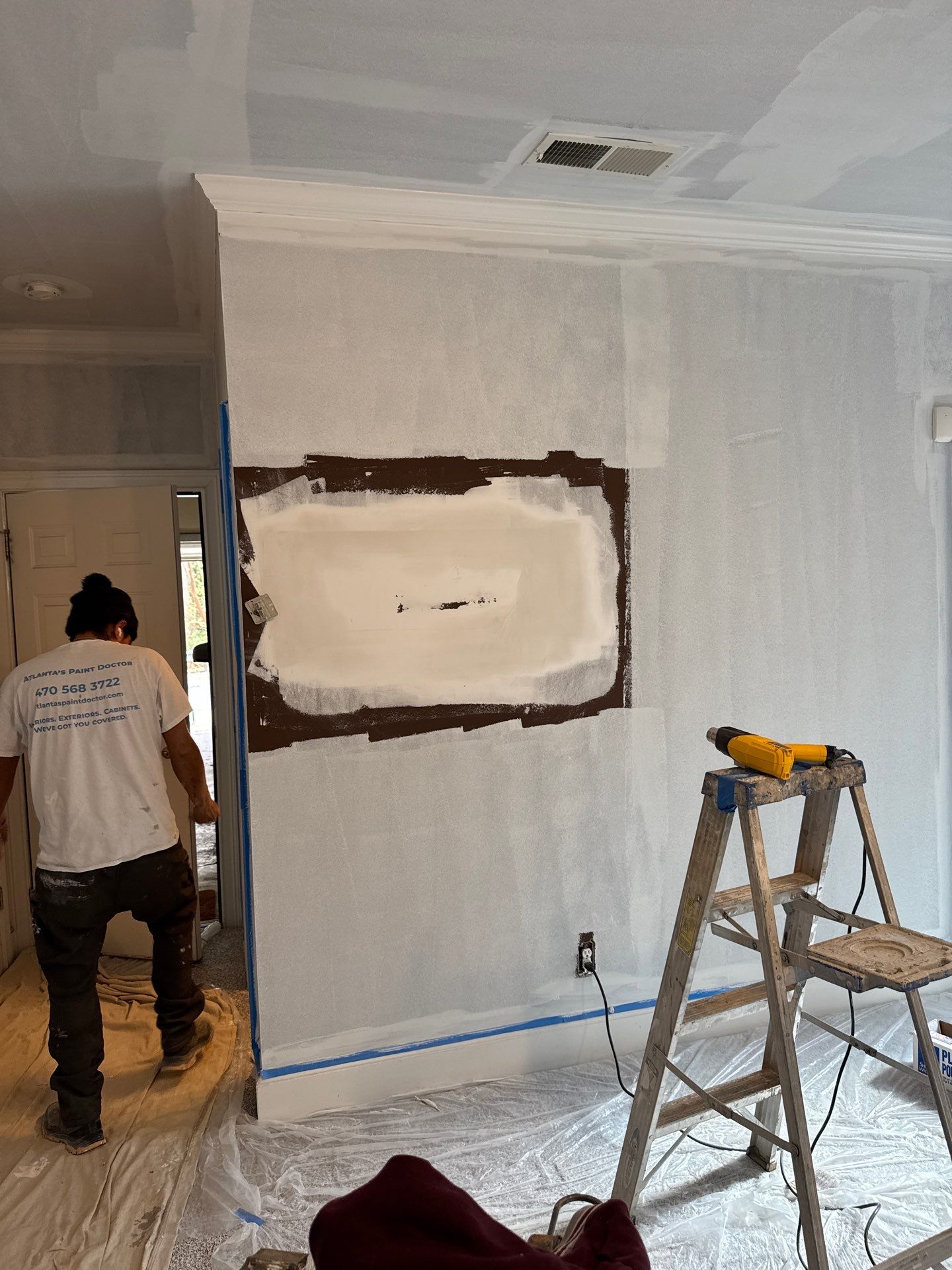 Basement Transformation in Decatur by Atlanta's Paint Doctor