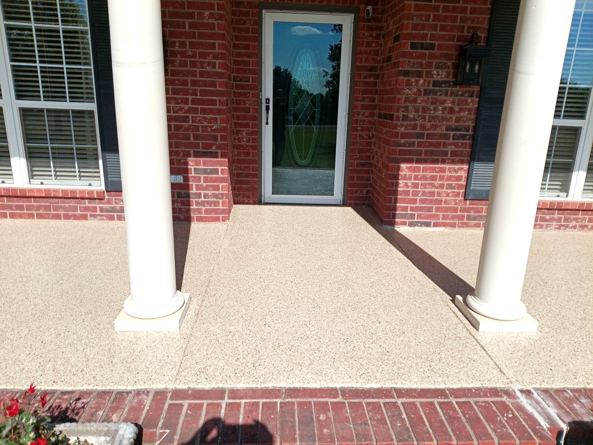 Patios in Pecan with Chestnut Accent by Copperhead Coatings