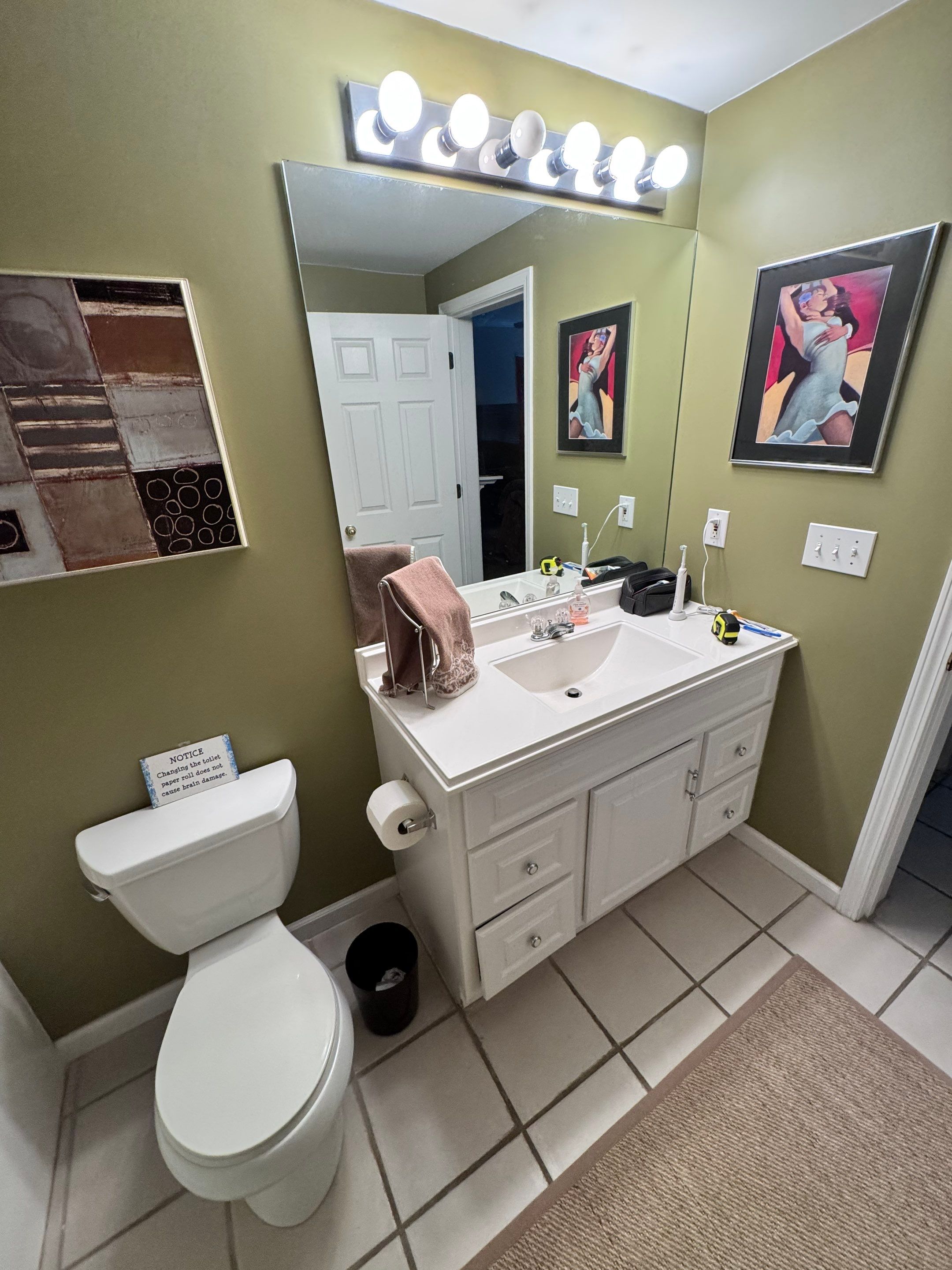 Basement bathroom renovation by Prudencio