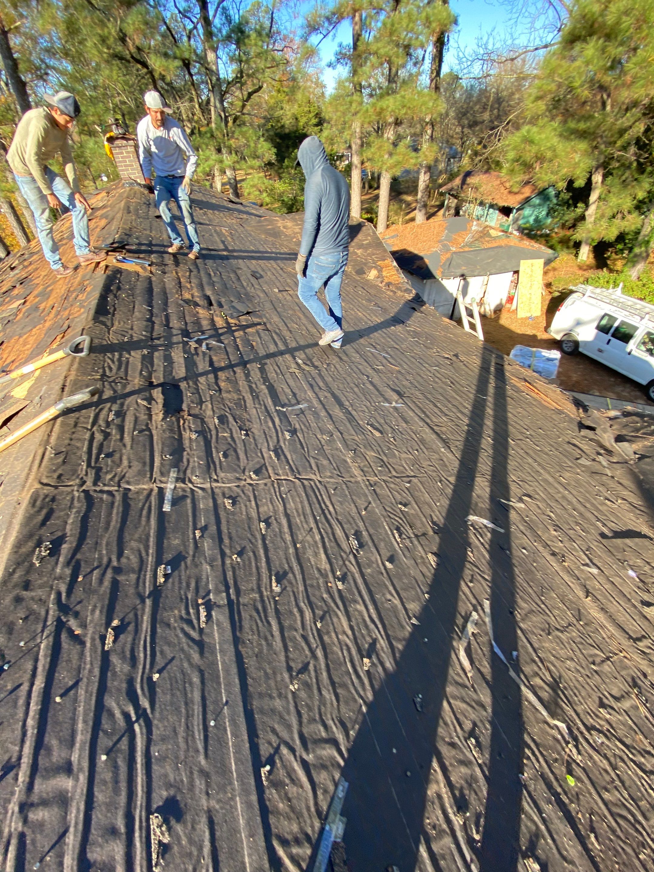 Residential Shingle Reroof using CertainTeed XT25: Resawn Shake by Hostetler Roofing
