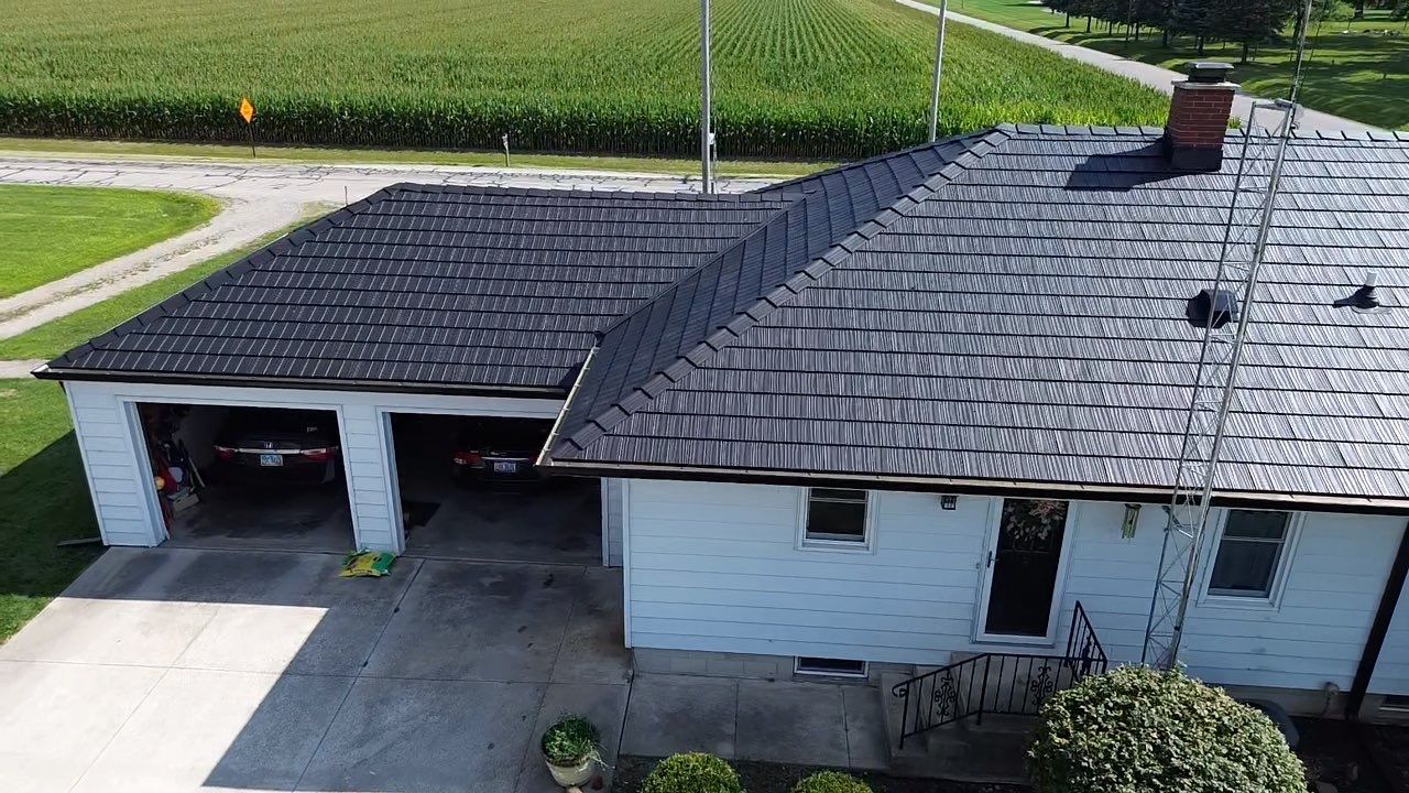 Metal Shake Shingle Roof Installation in Van Wert, Ohio by 4Ever Metal Roofing