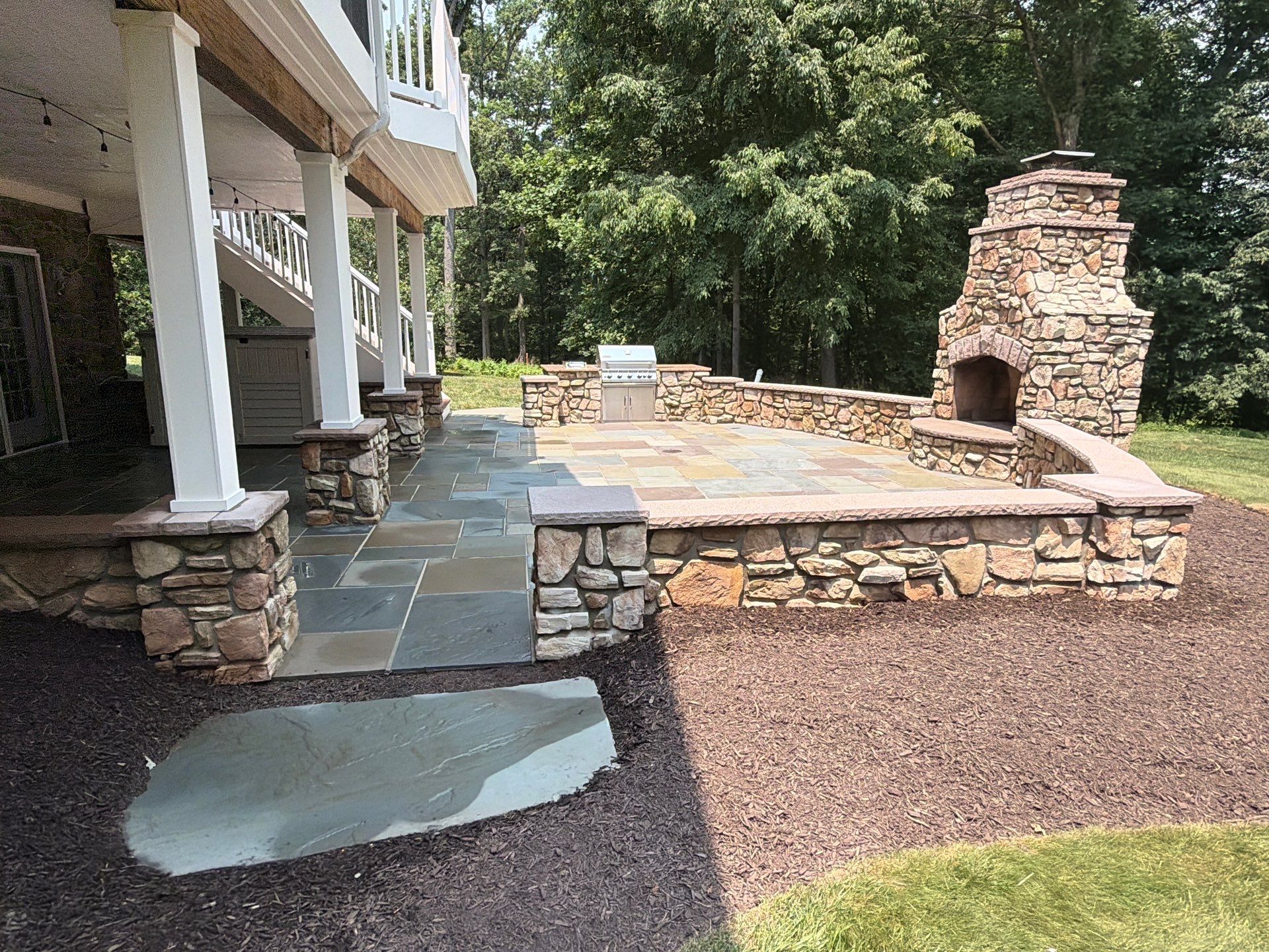 Woodbine House Washing and Outdoor Living Space Cleaning by Baltimore Pressure Washers Inc.