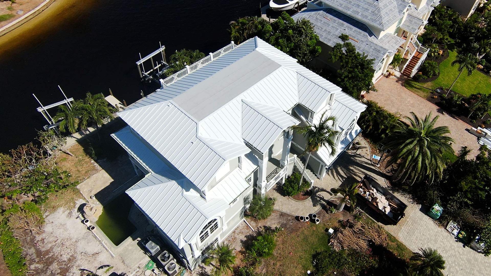 Sanibel Island Standing Seam Roof Replacement by Four Peaks Roofing