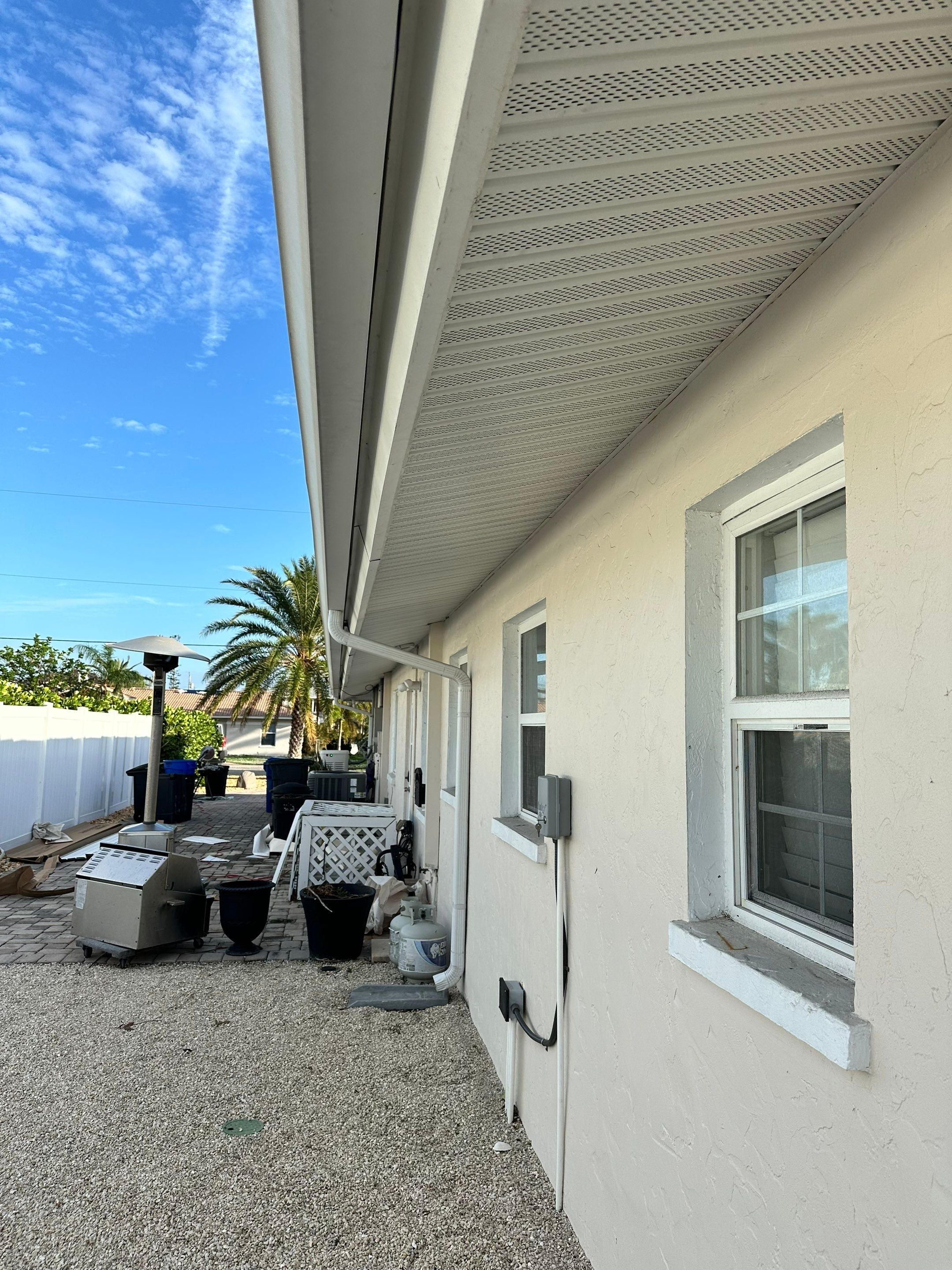 Soffit and Fascia Installation in Sarasota FL by Gutter Professors