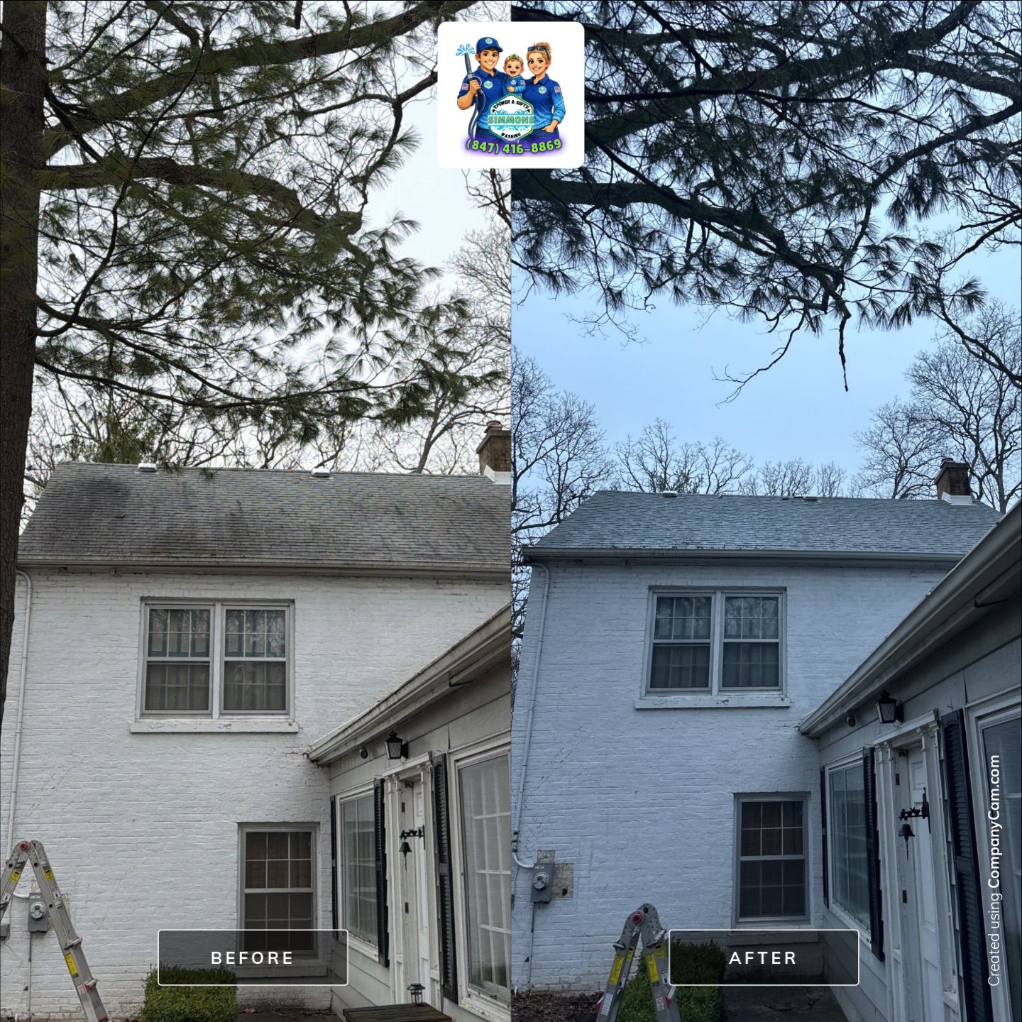 Project in Mundelein by Simmons Power & Soft Washing