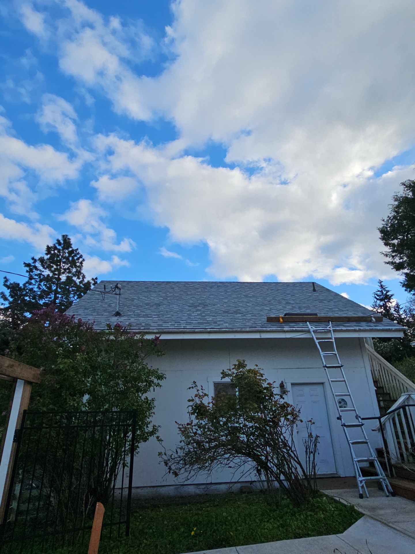 Residential Roofing Installation using IKO Dynasty (Color: Frostone Grey) by Orezona Building & Roofing Company, Inc.