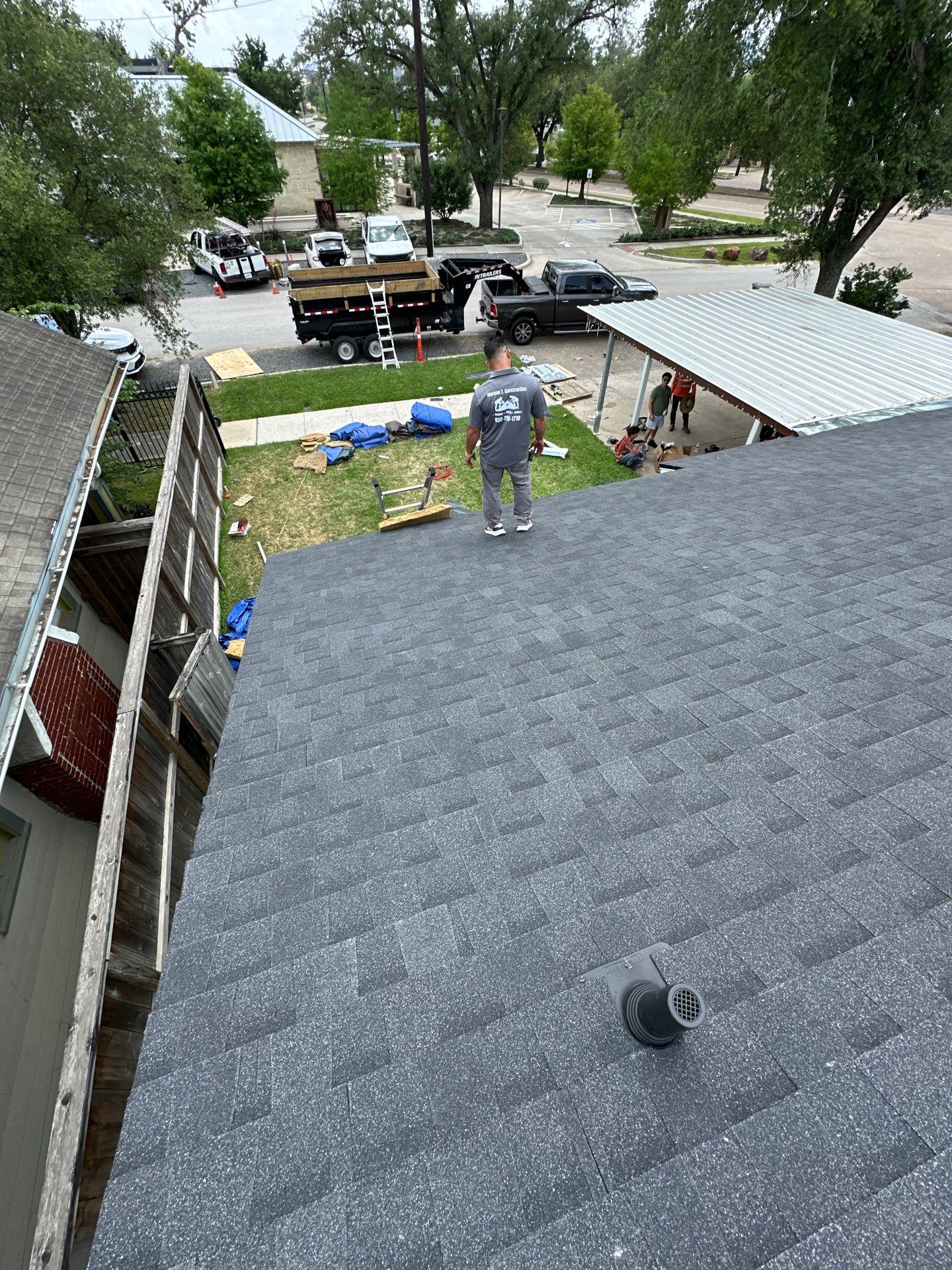 Project in Houston by Motion Roofing