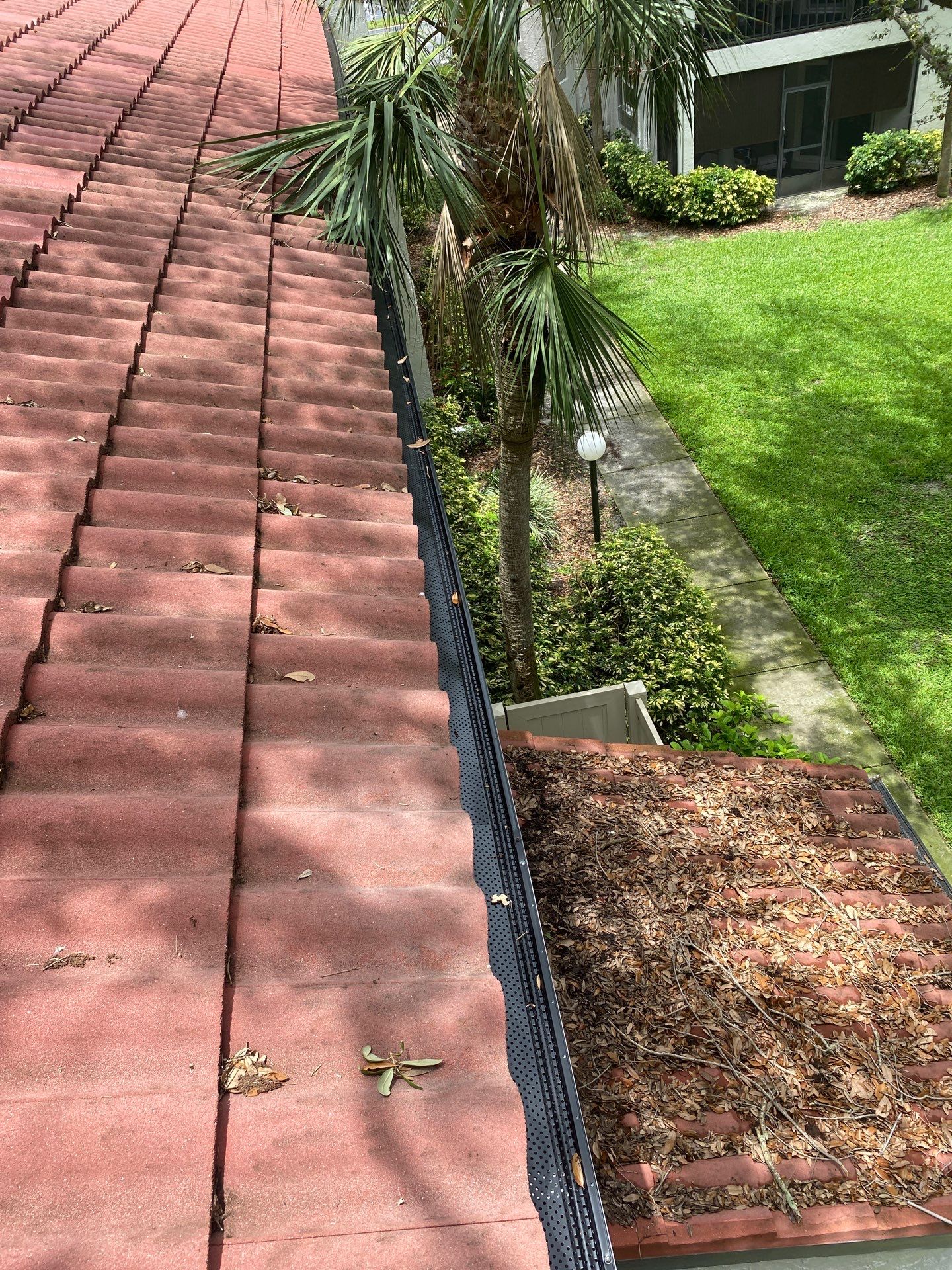 Custom Residential Gutter Guard System Installation in Saint Petersburg FL by Gutter Professors