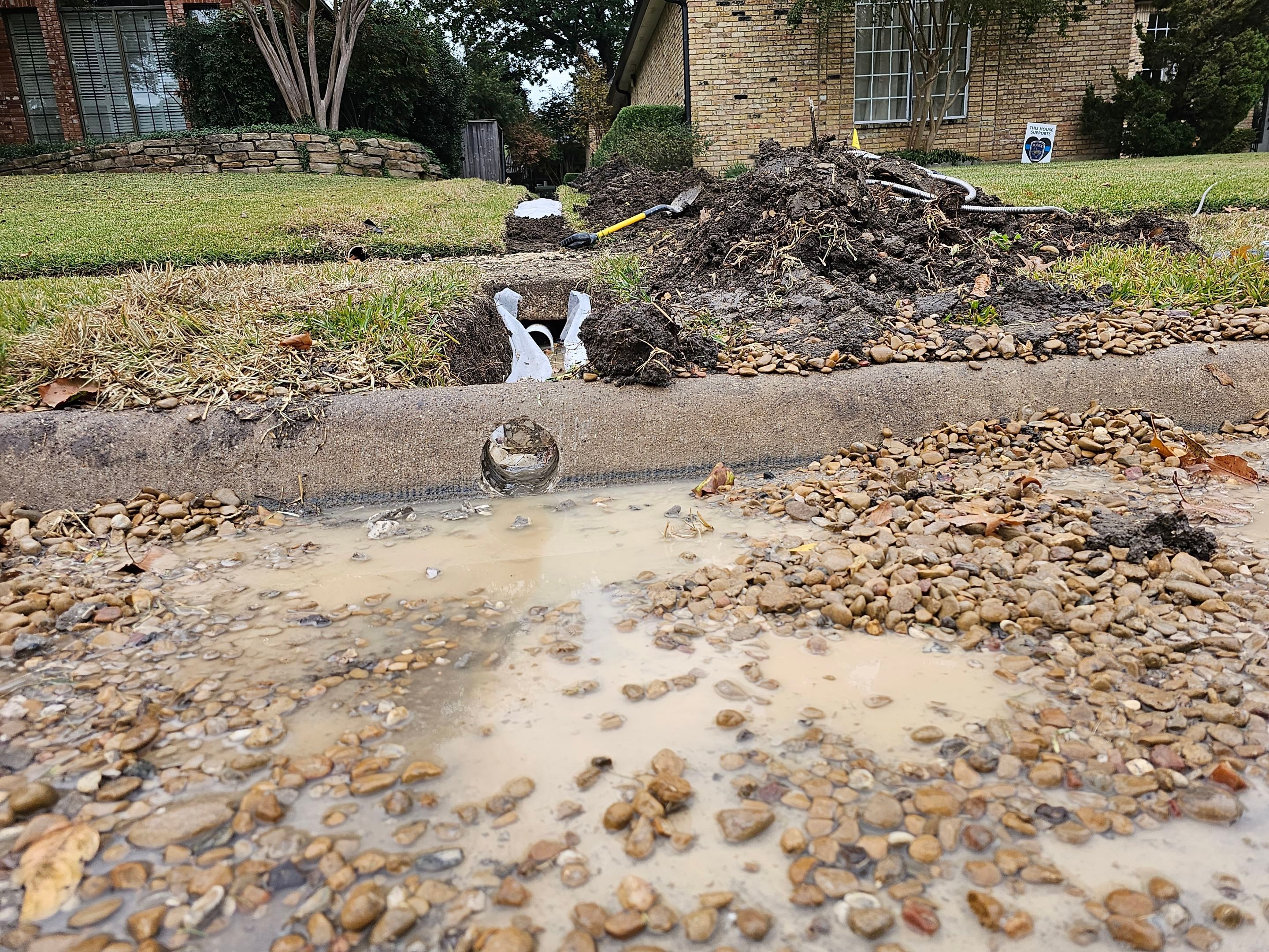 French Drain & Retaining Wall by EL-GC LLC 