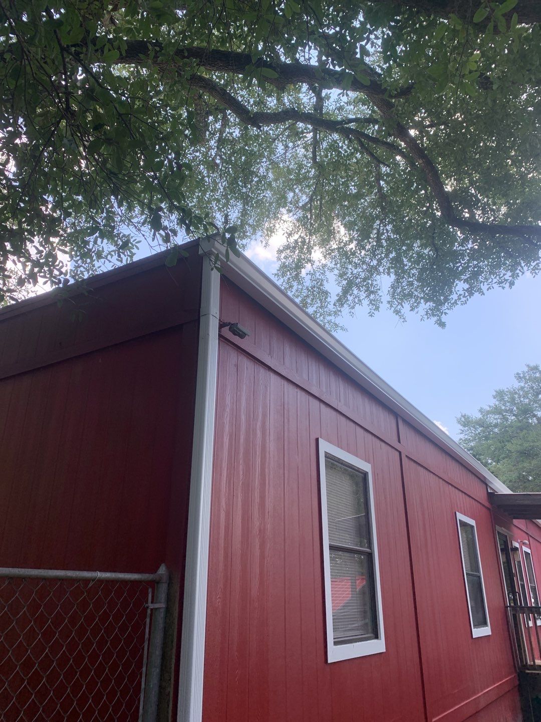 Commercial Gutters using 6 Inch Seamless Gutters in Milton FL by Gutter Professors