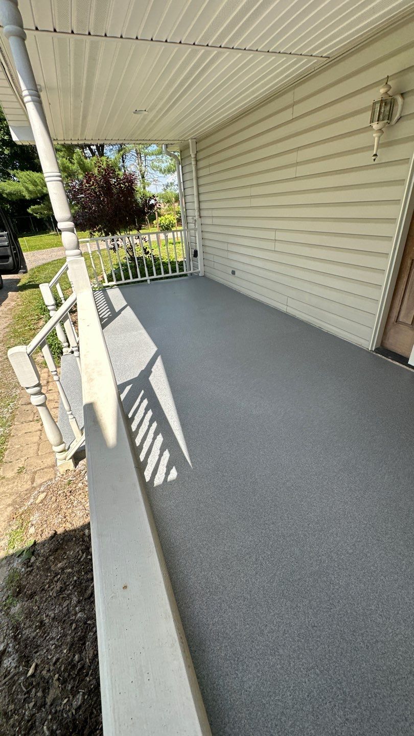 Porch & Steps Project in Renfrew by Floors in a Day, Inc