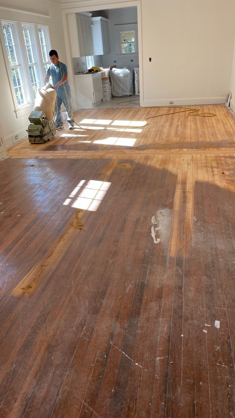 97 Year Old Heart Pine by Footprints Floors of East Atlanta