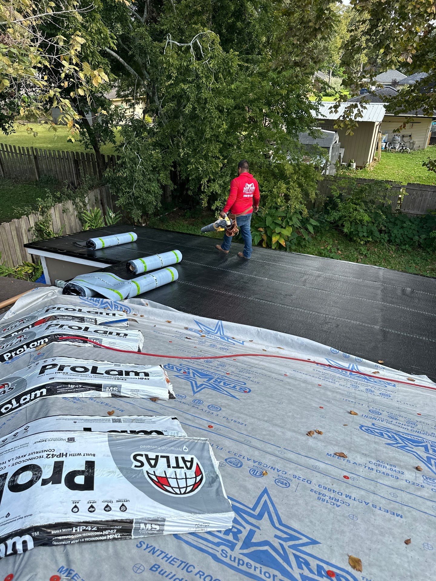 Project in Lake Jackson by Motion Roofing