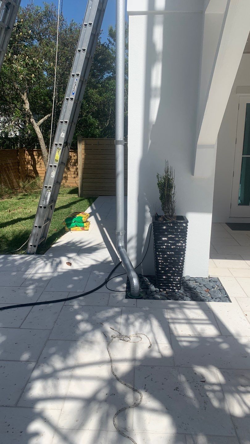 Seamless Gutters Installation using Galvalume Half Round Gutters by Gutter Professors