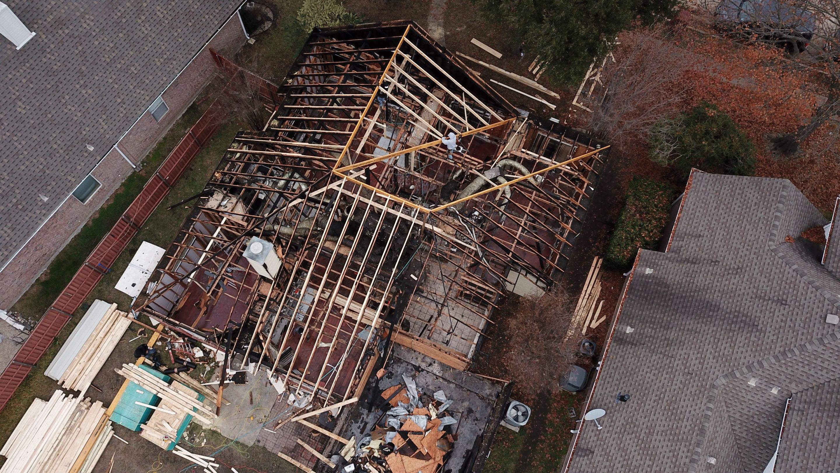 Fire Loss Rebuild by SLM General Contractors & Roofing