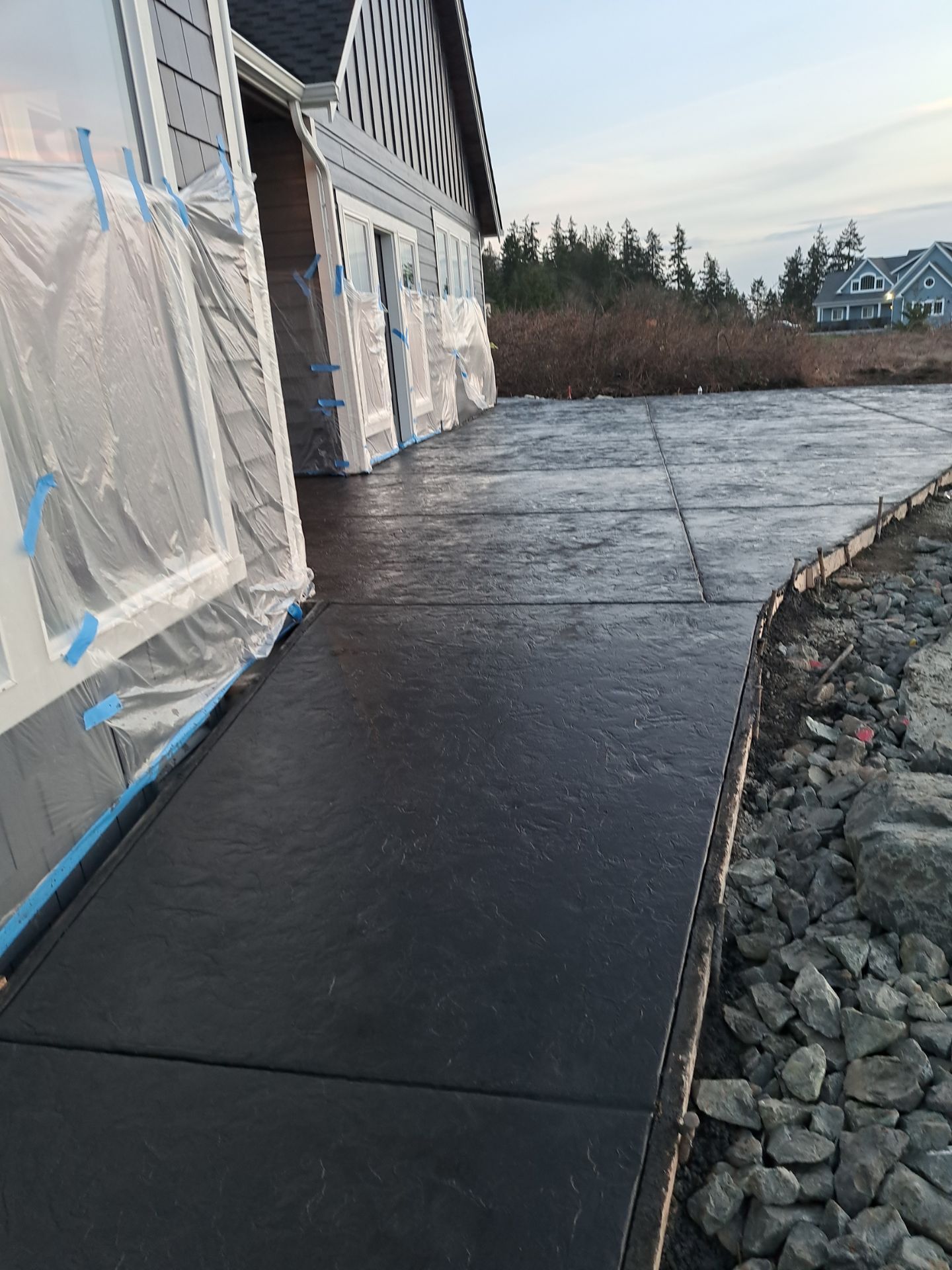 Randy | Driveway Paving & Stamped Patio Finish, Asphalt & Concrete Project by Jireh Asphalt & Concrete Inc 