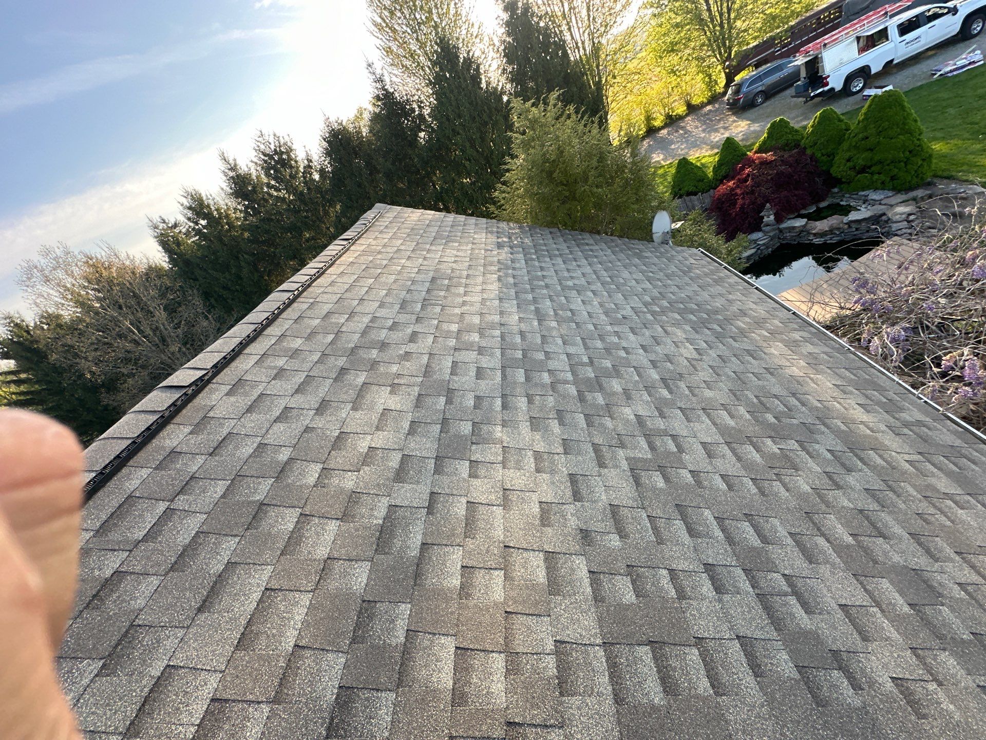 Residential Roofing Installation using Duration Series Shingles - Driftwood by RoofX 