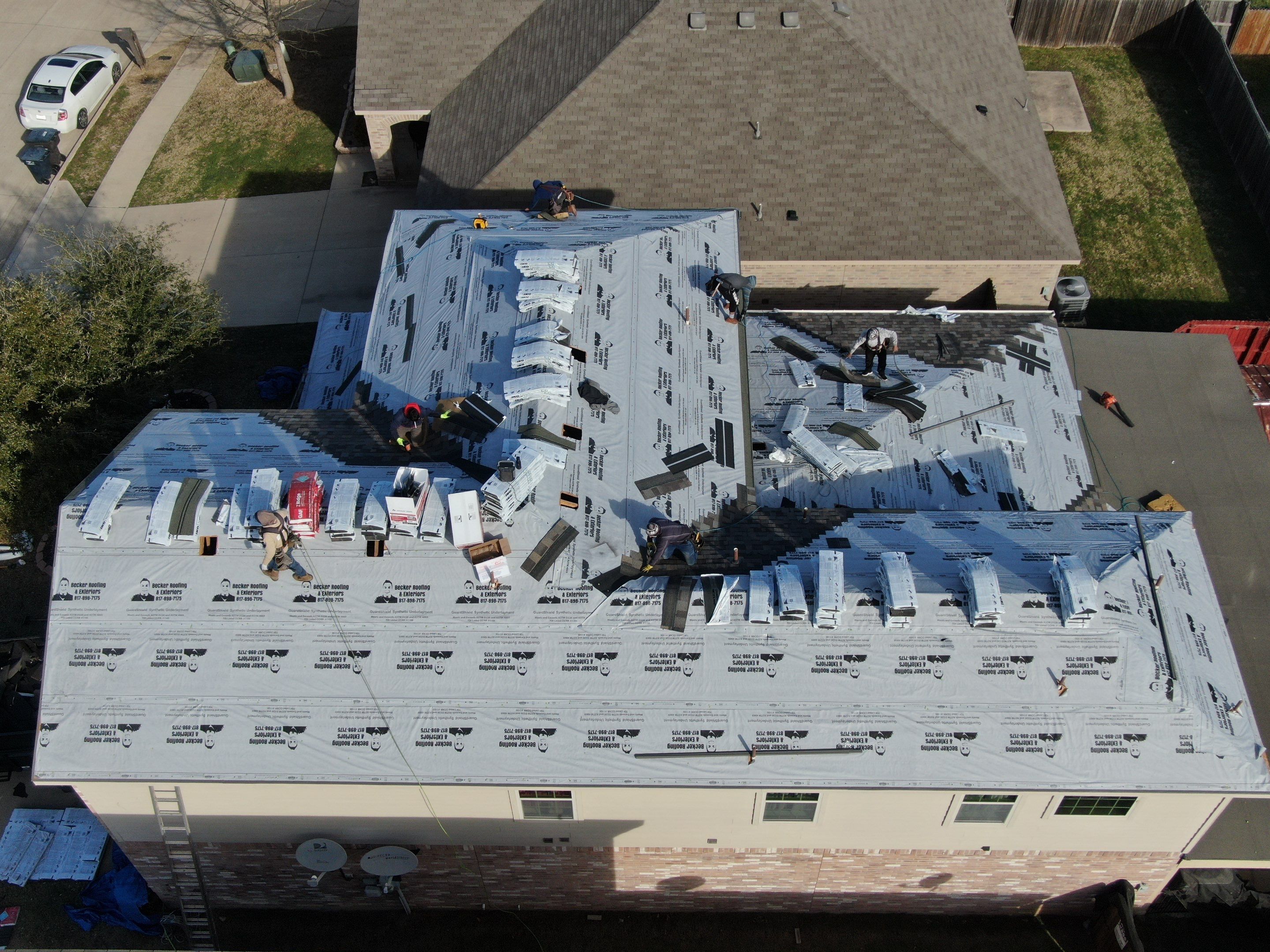 Upgraded roof to class 4 hail impact resistant by Becker Roofing and Exteriors