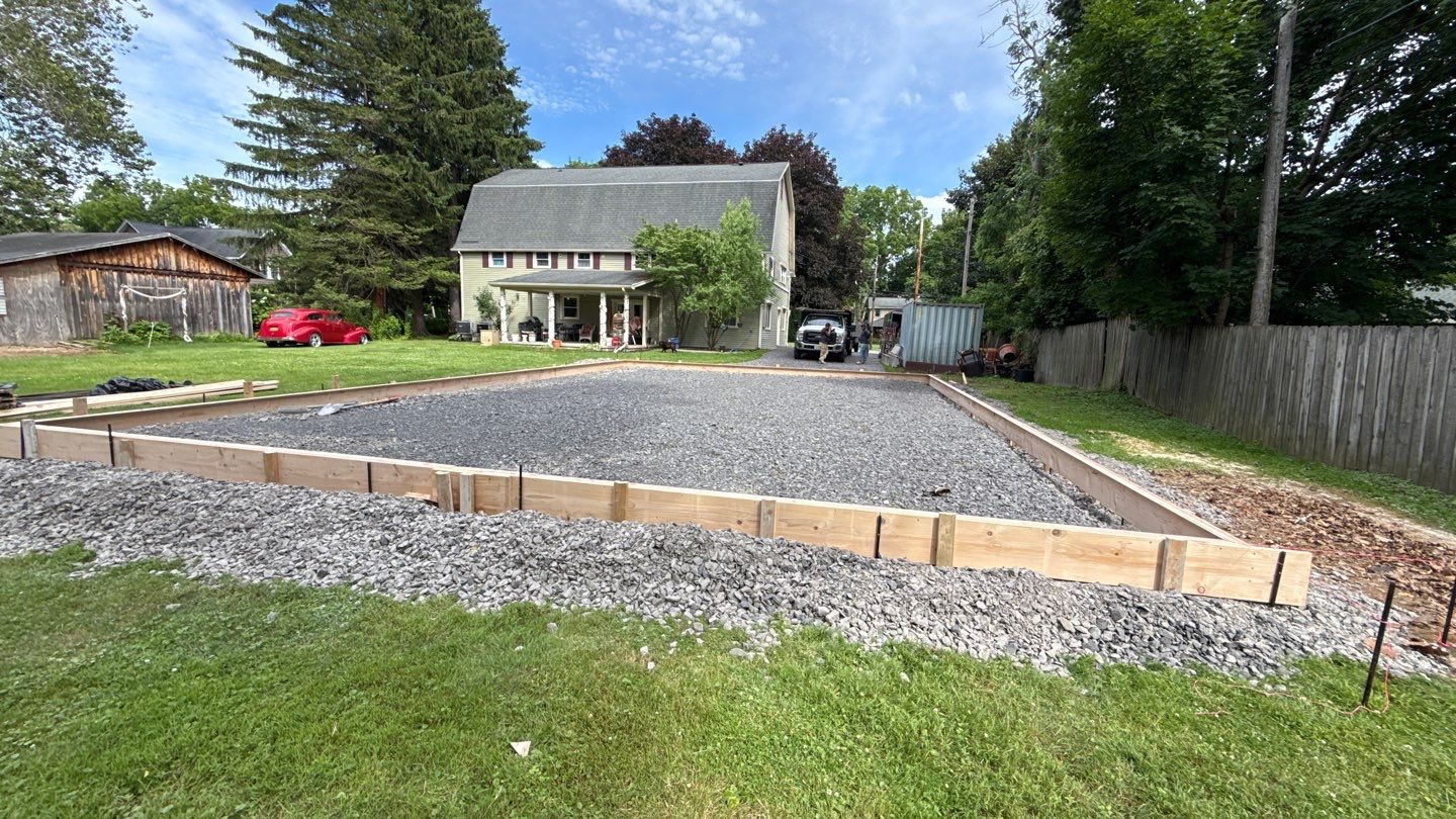 Rochester Pole Barn Floor Project by NG Masonry & Construction LLC