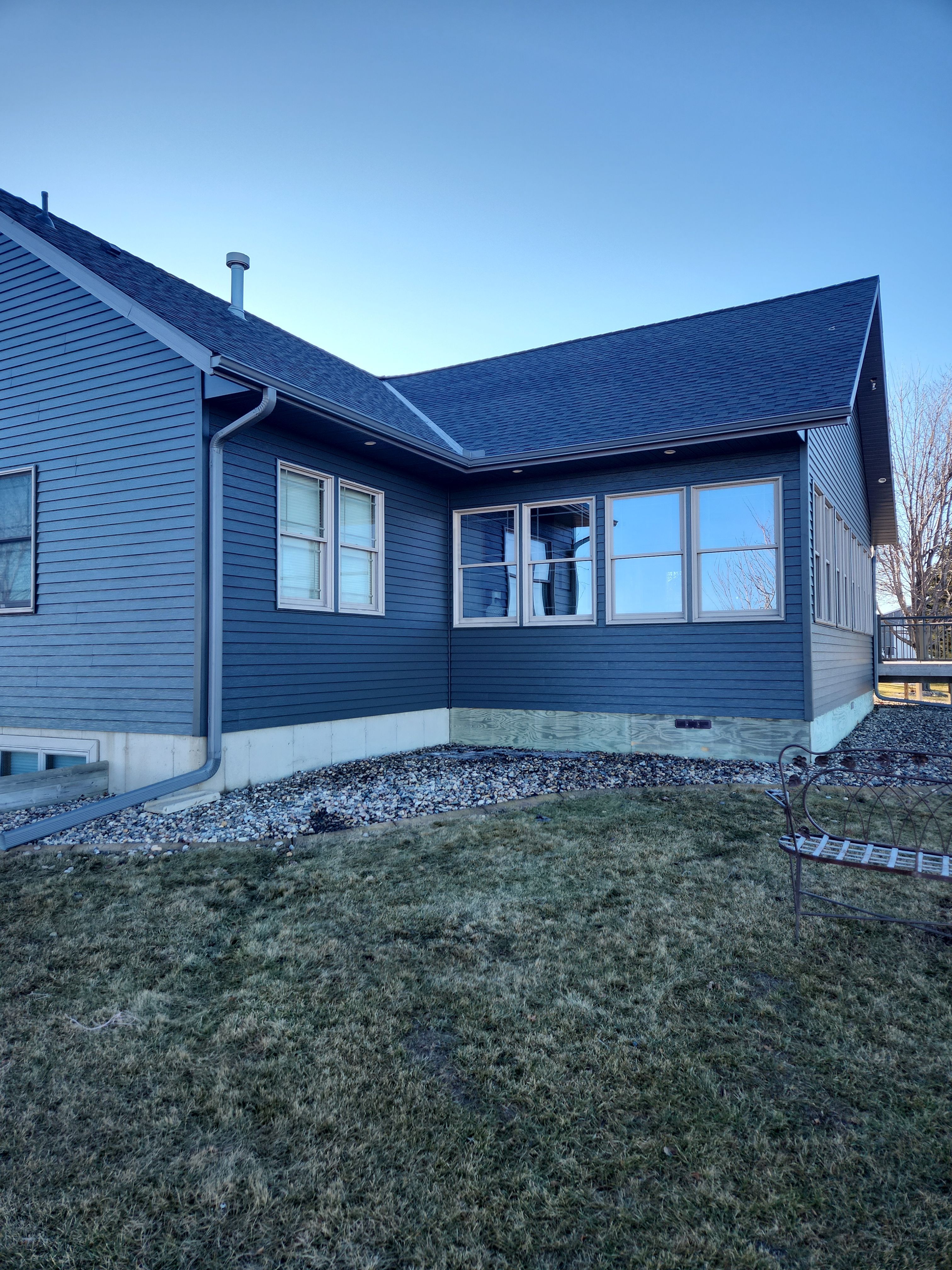 5" Gutters in Dawson by Next Level Seamless Gutters / Exteriors Inc.