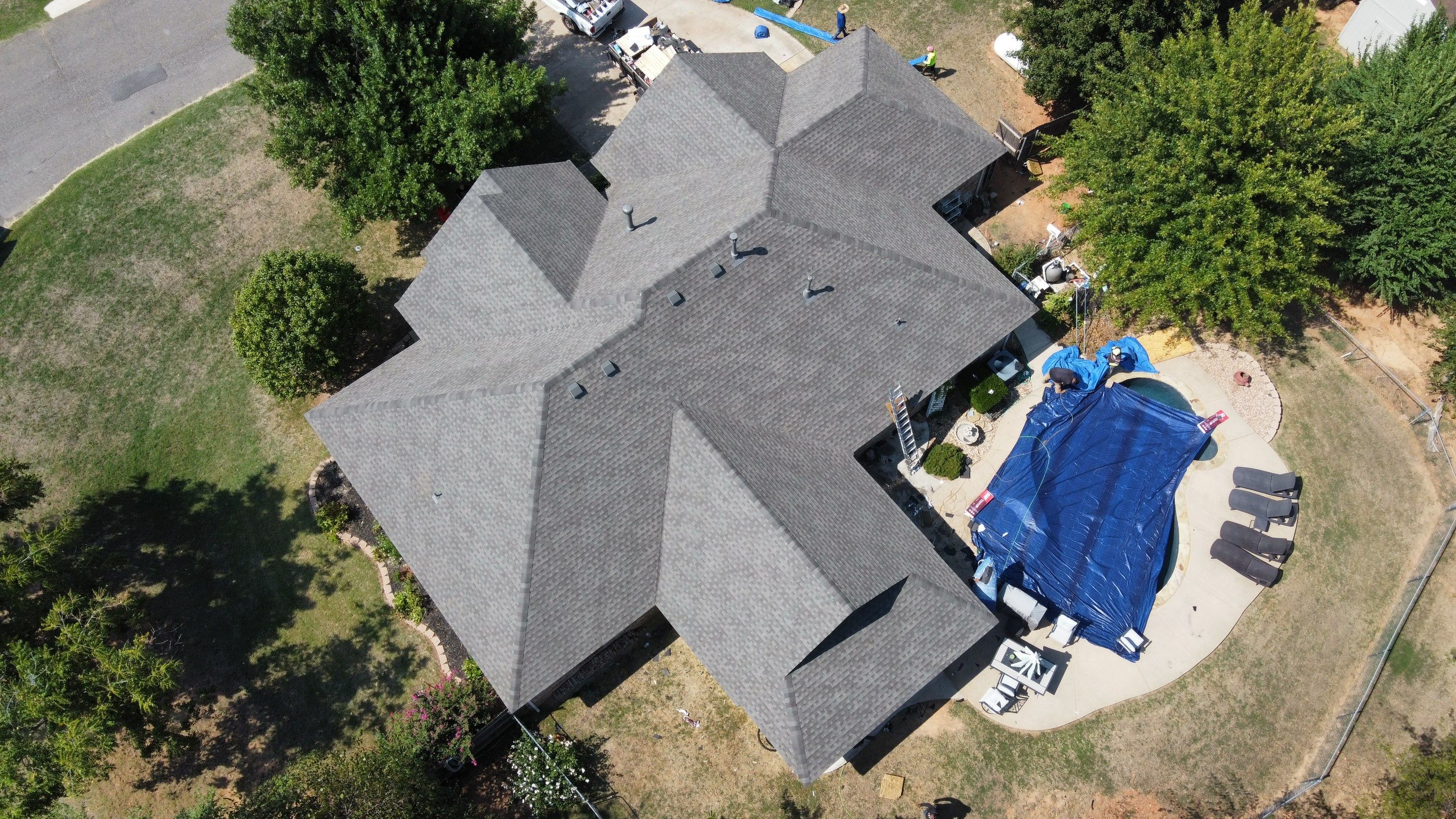 Residential Roofing Installation using GAF Natural Shadow  by A & H Roofing and Contracting