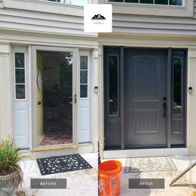 Provia Entry Door and Storm Door