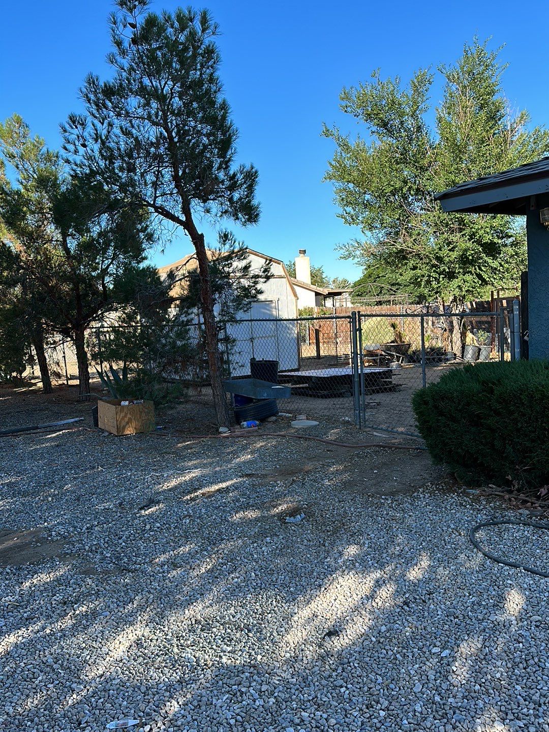 Fence replacement using 6ft and 4ft vinyl  by Fence Guys Inc. 