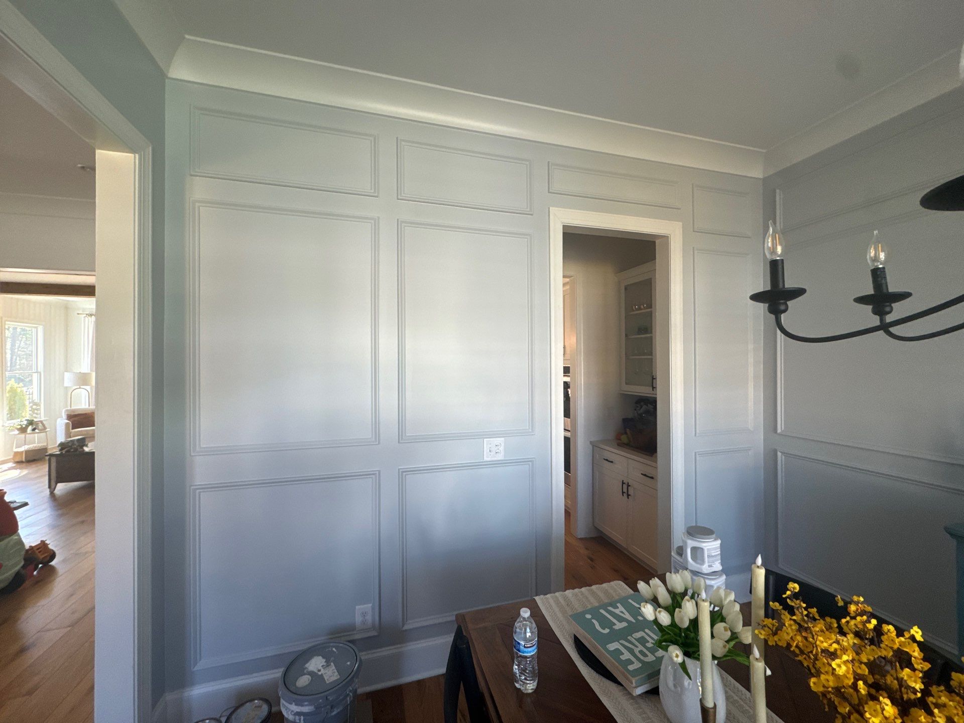 Custom Interior Painting and Board and Batten Installation in Acworth by Swift Home Renovations